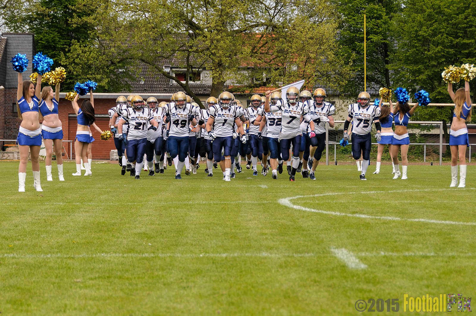 Schiefbahn Riders vs. Cologne Falcons II - 02.05.2015 OL NRW: Schiefbahn Riders vs. Cologne Falcons II (7:32)
