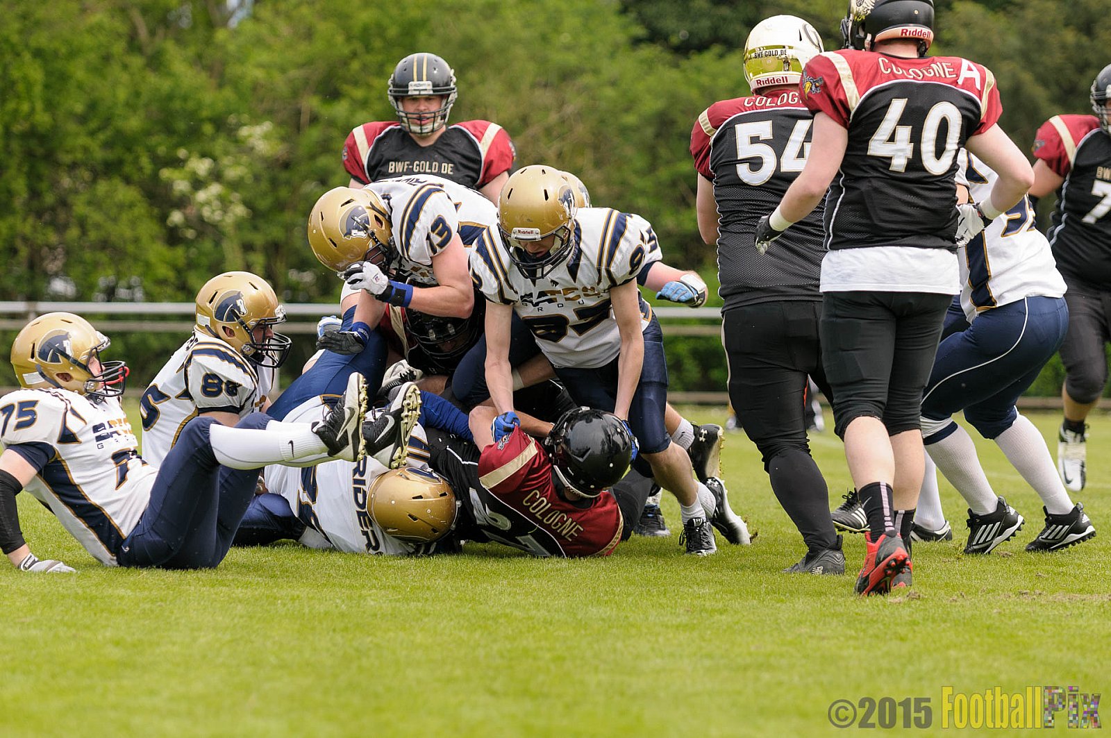 Schiefbahn Riders vs. Cologne Falcons II - 02.05.2015 OL NRW: Schiefbahn Riders vs. Cologne Falcons II (7:32)