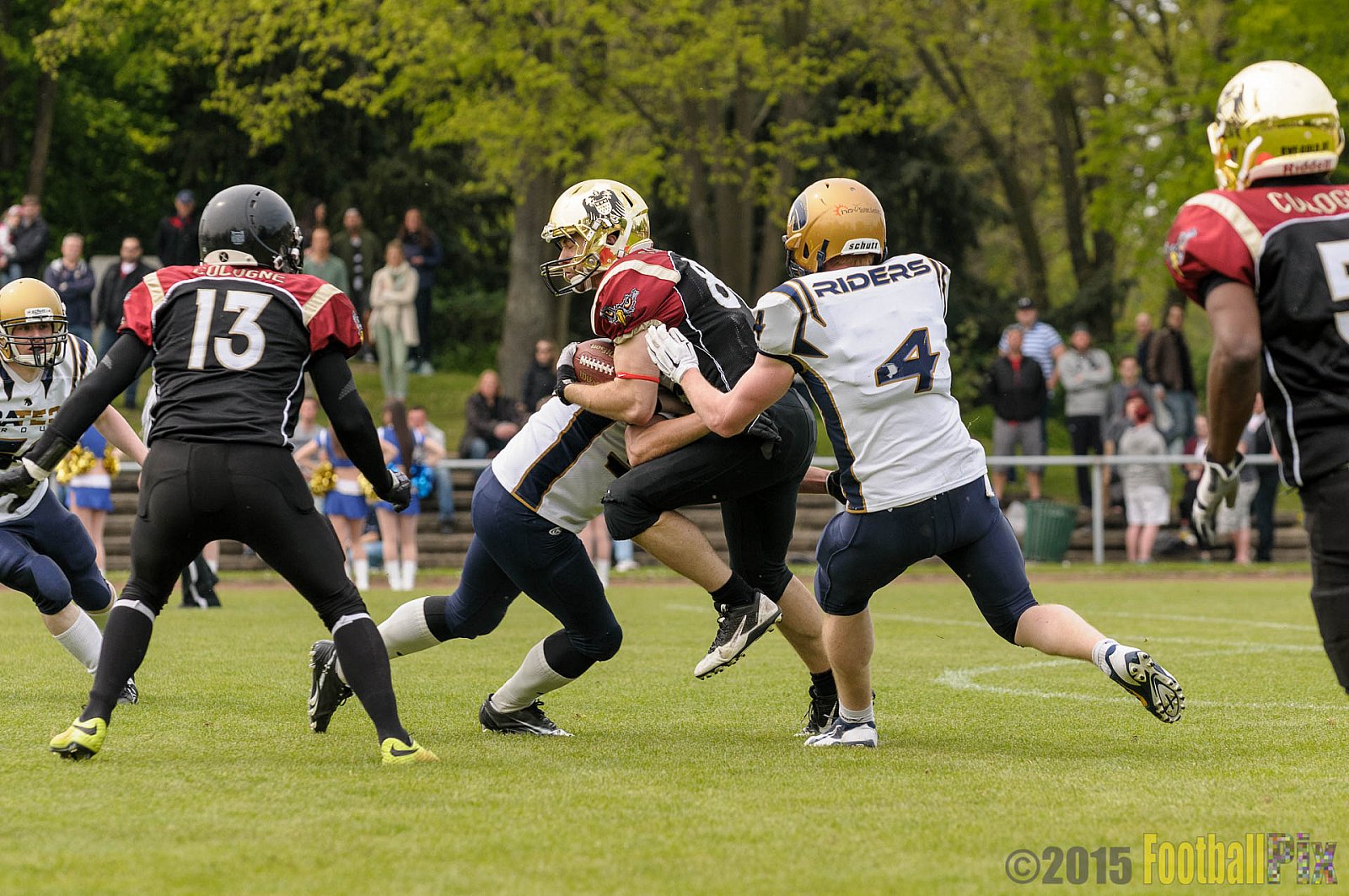 Schiefbahn Riders vs. Cologne Falcons II - 02.05.2015 OL NRW: Schiefbahn Riders vs. Cologne Falcons II (7:32)
