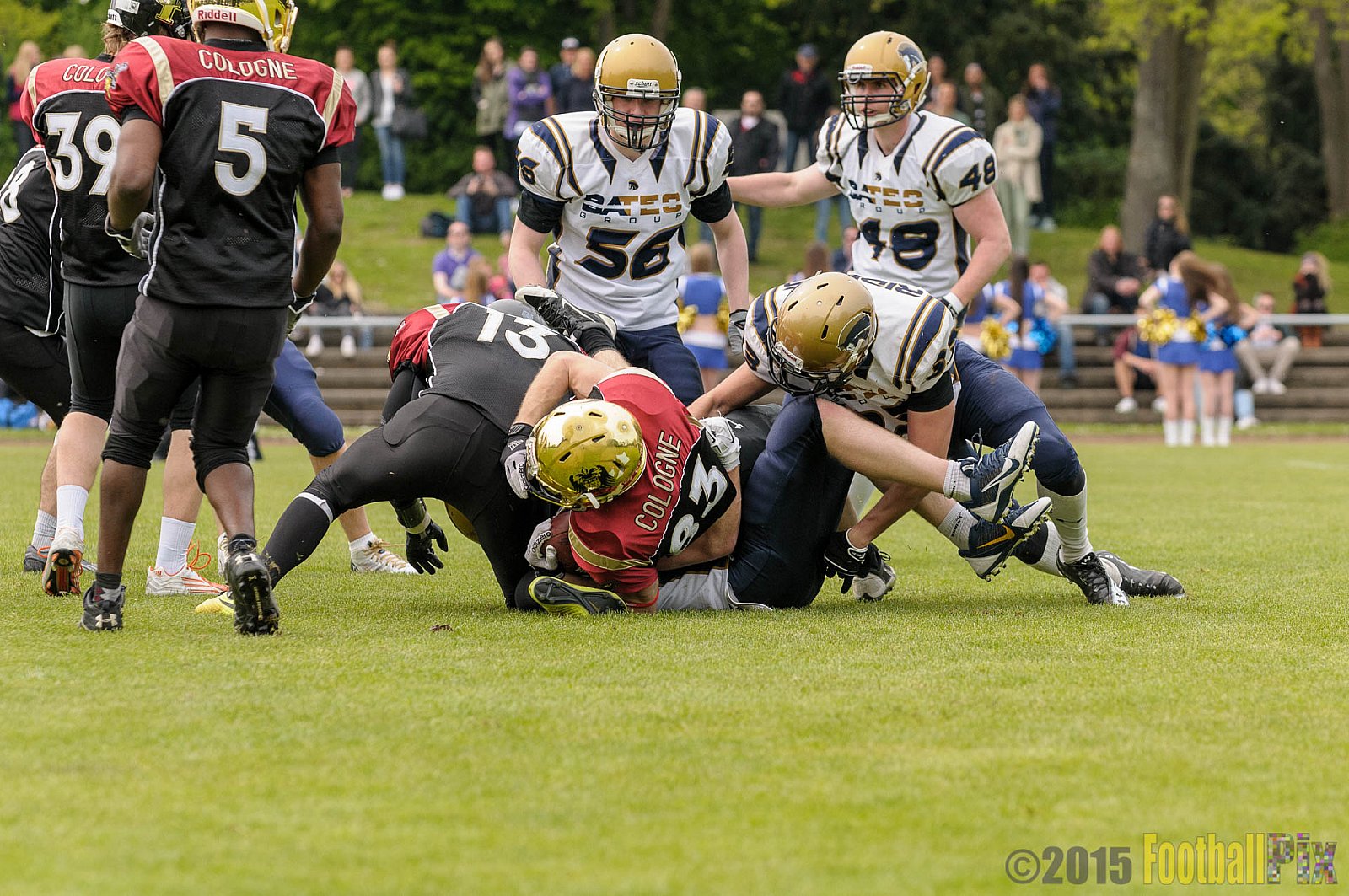 Schiefbahn Riders vs. Cologne Falcons II - 02.05.2015 OL NRW: Schiefbahn Riders vs. Cologne Falcons II (7:32)