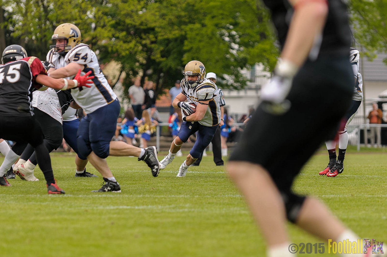 Schiefbahn Riders vs. Cologne Falcons II - 02.05.2015 OL NRW: Schiefbahn Riders vs. Cologne Falcons II (7:32)