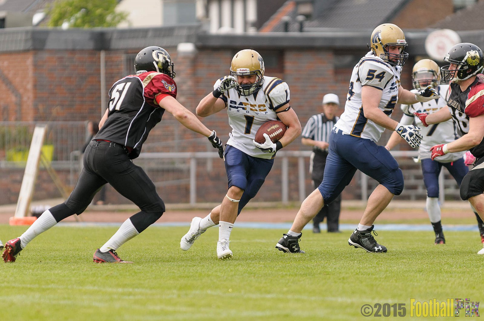 Schiefbahn Riders vs. Cologne Falcons II - 02.05.2015 OL NRW: Schiefbahn Riders vs. Cologne Falcons II (7:32)