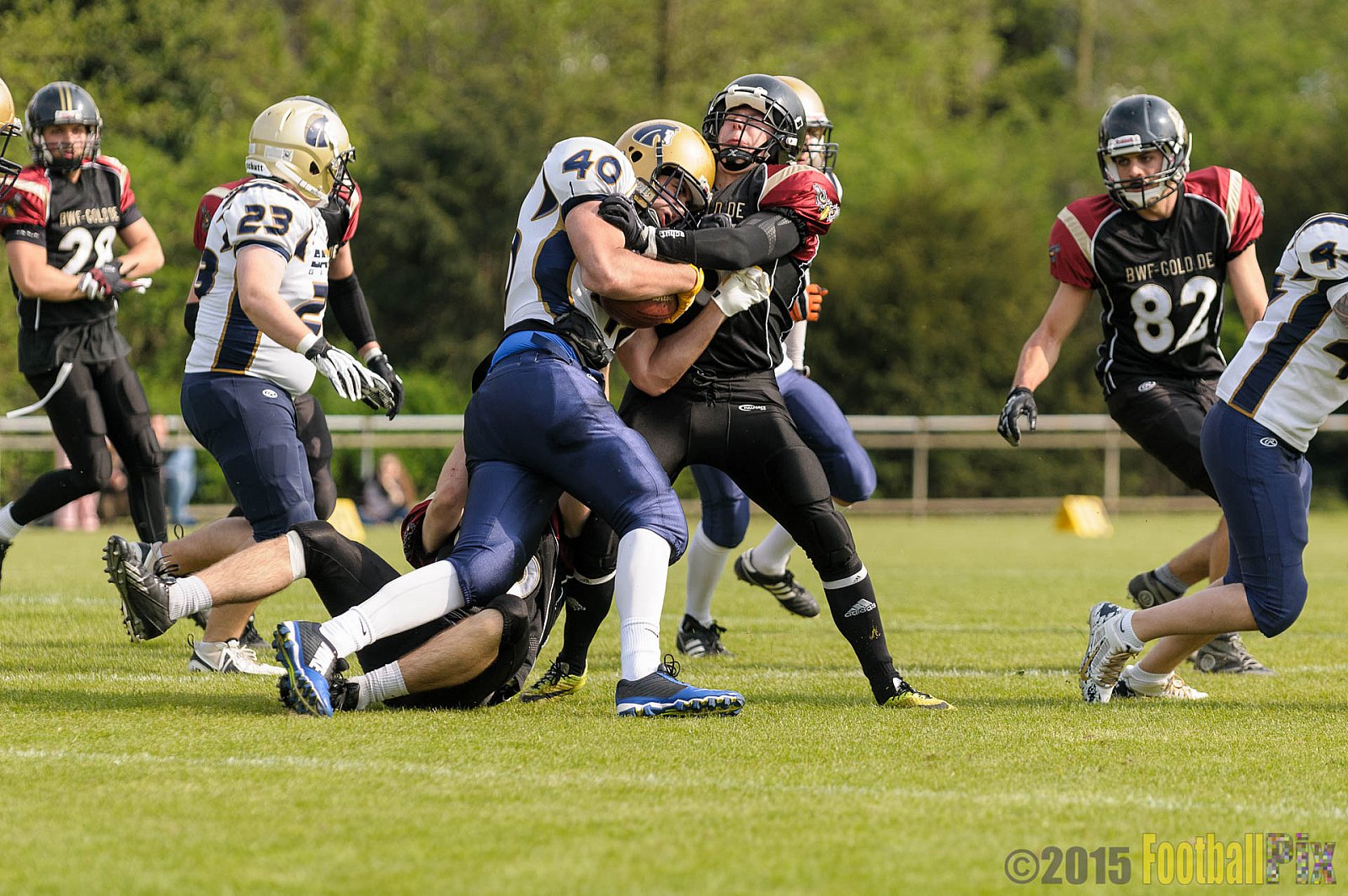 Schiefbahn Riders vs. Cologne Falcons II - 02.05.2015 OL NRW: Schiefbahn Riders vs. Cologne Falcons II (7:32)