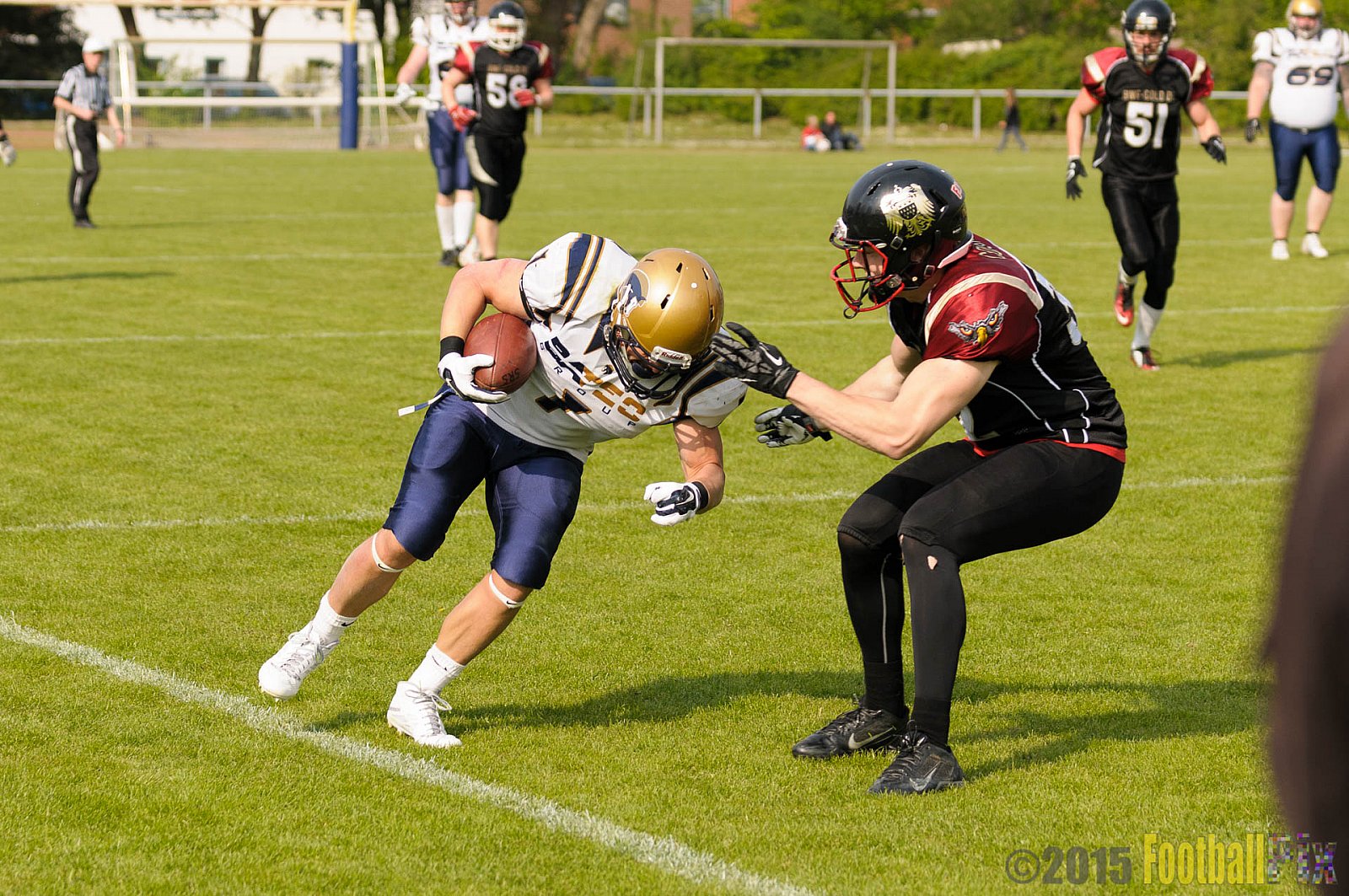 Schiefbahn Riders vs. Cologne Falcons II - 02.05.2015 OL NRW: Schiefbahn Riders vs. Cologne Falcons II (7:32)