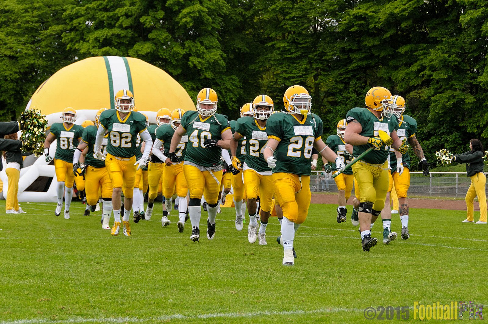 Cologne Crocodiles vs. Elmshorn Fighting Pirates - 03.05.2015 GFL2 Nord: Cologne Crocodiles vs. Elmshorn Fighting Pirates (52:7)