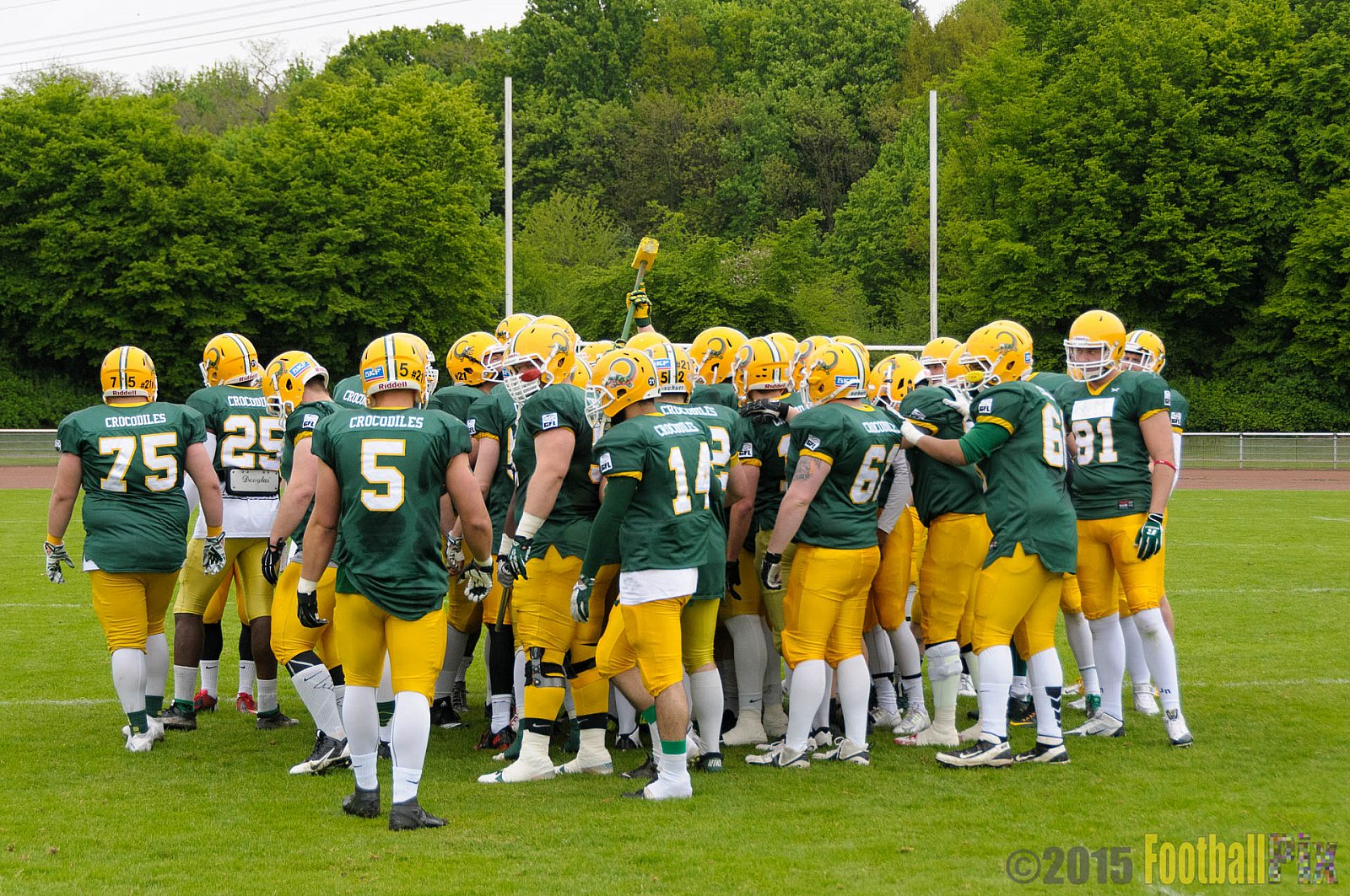 Cologne Crocodiles vs. Elmshorn Fighting Pirates - 03.05.2015 GFL2 Nord: Cologne Crocodiles vs. Elmshorn Fighting Pirates (52:7)