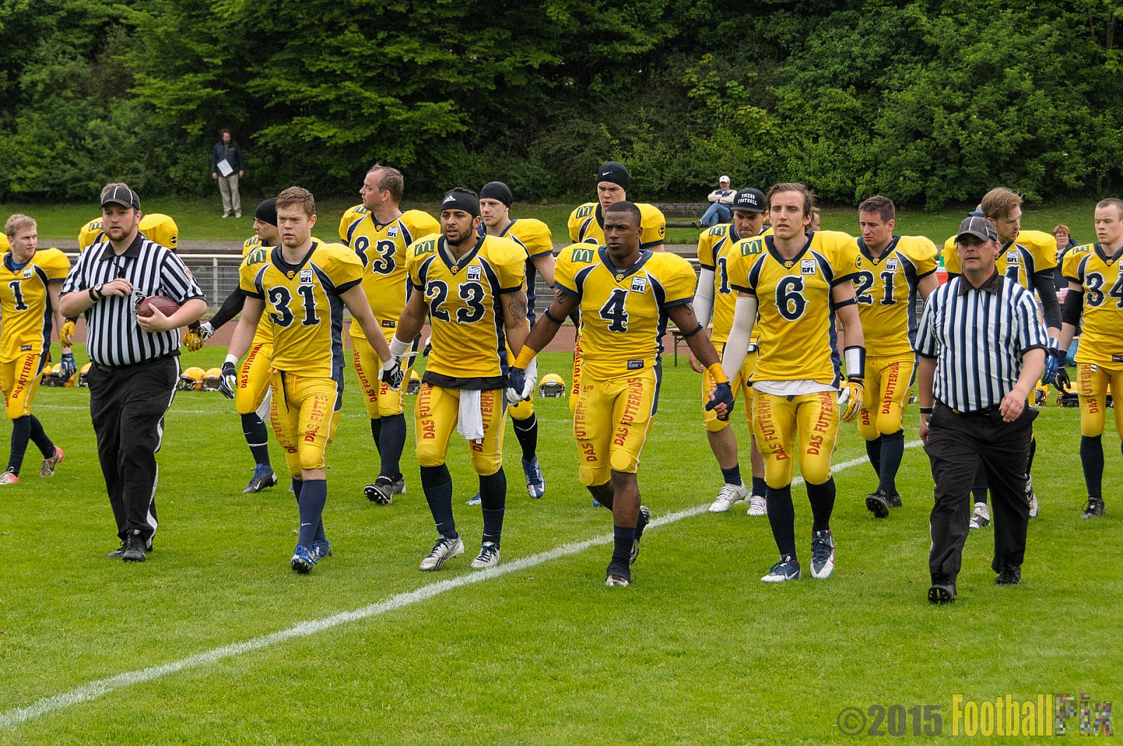 Cologne Crocodiles vs. Elmshorn Fighting Pirates - 03.05.2015 GFL2 Nord: Cologne Crocodiles vs. Elmshorn Fighting Pirates (52:7)