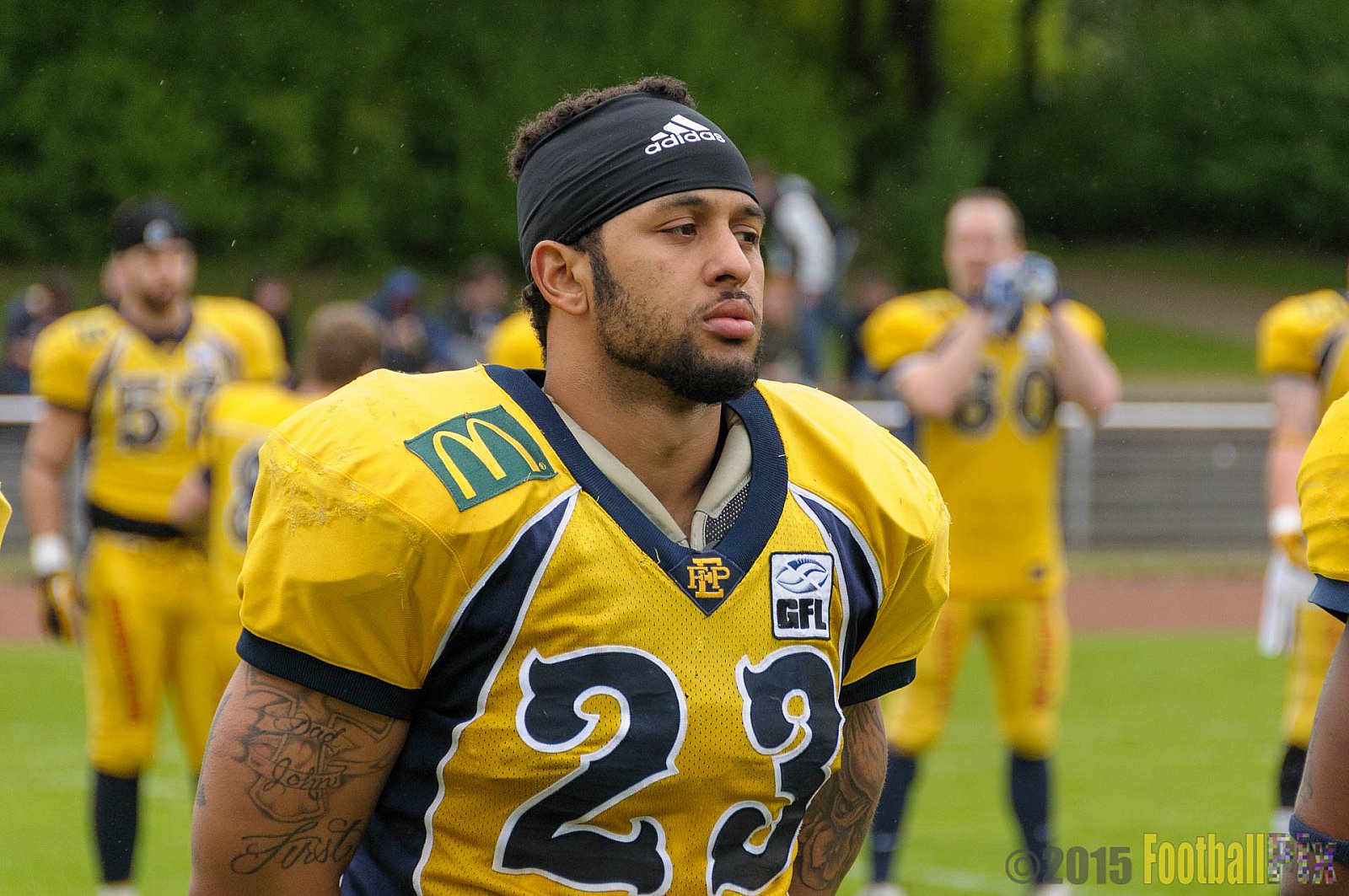 Cologne Crocodiles vs. Elmshorn Fighting Pirates - 03.05.2015 GFL2 Nord: Cologne Crocodiles vs. Elmshorn Fighting Pirates (52:7)