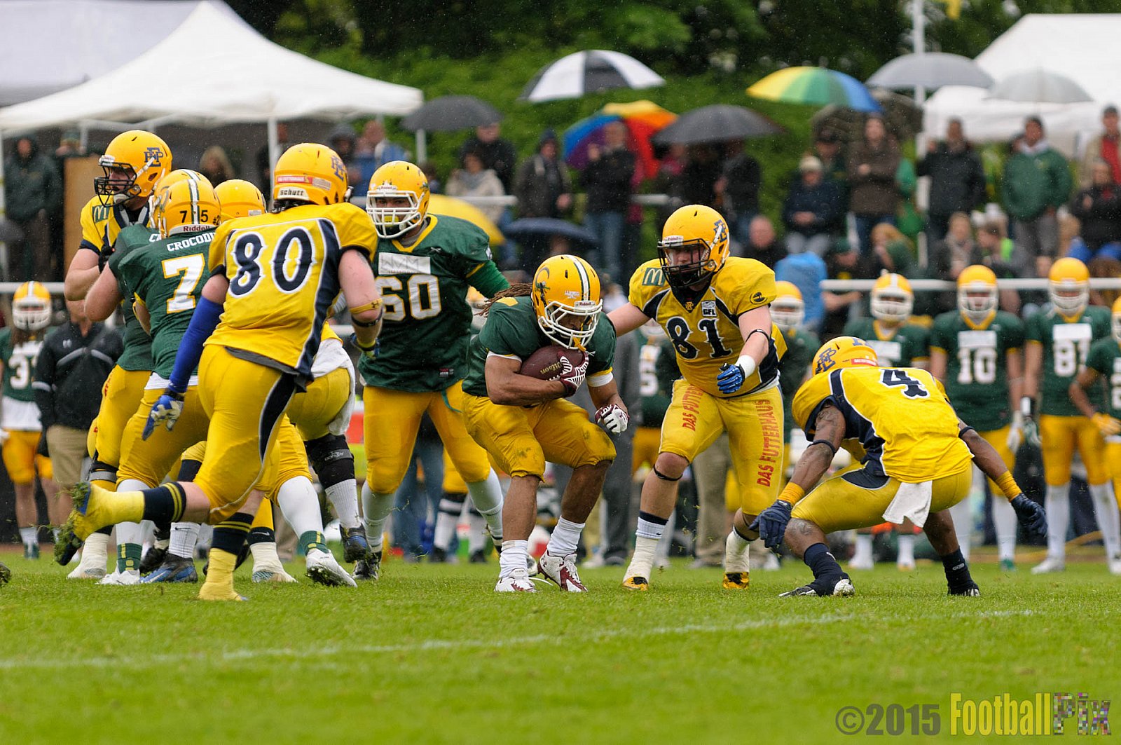 Cologne Crocodiles vs. Elmshorn Fighting Pirates - 03.05.2015 GFL2 Nord: Cologne Crocodiles vs. Elmshorn Fighting Pirates (52:7)