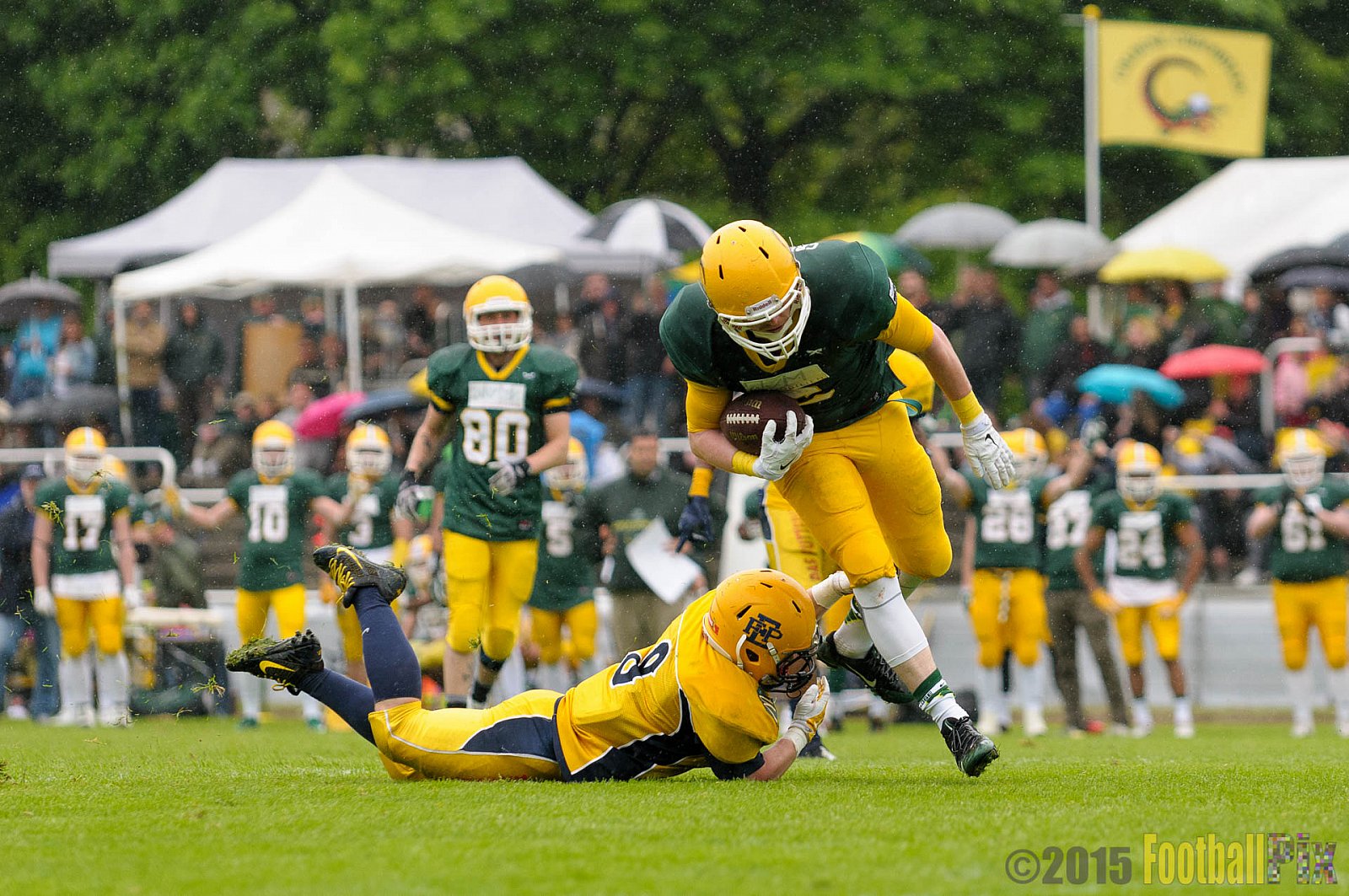 Cologne Crocodiles vs. Elmshorn Fighting Pirates - 03.05.2015 GFL2 Nord: Cologne Crocodiles vs. Elmshorn Fighting Pirates (52:7)
