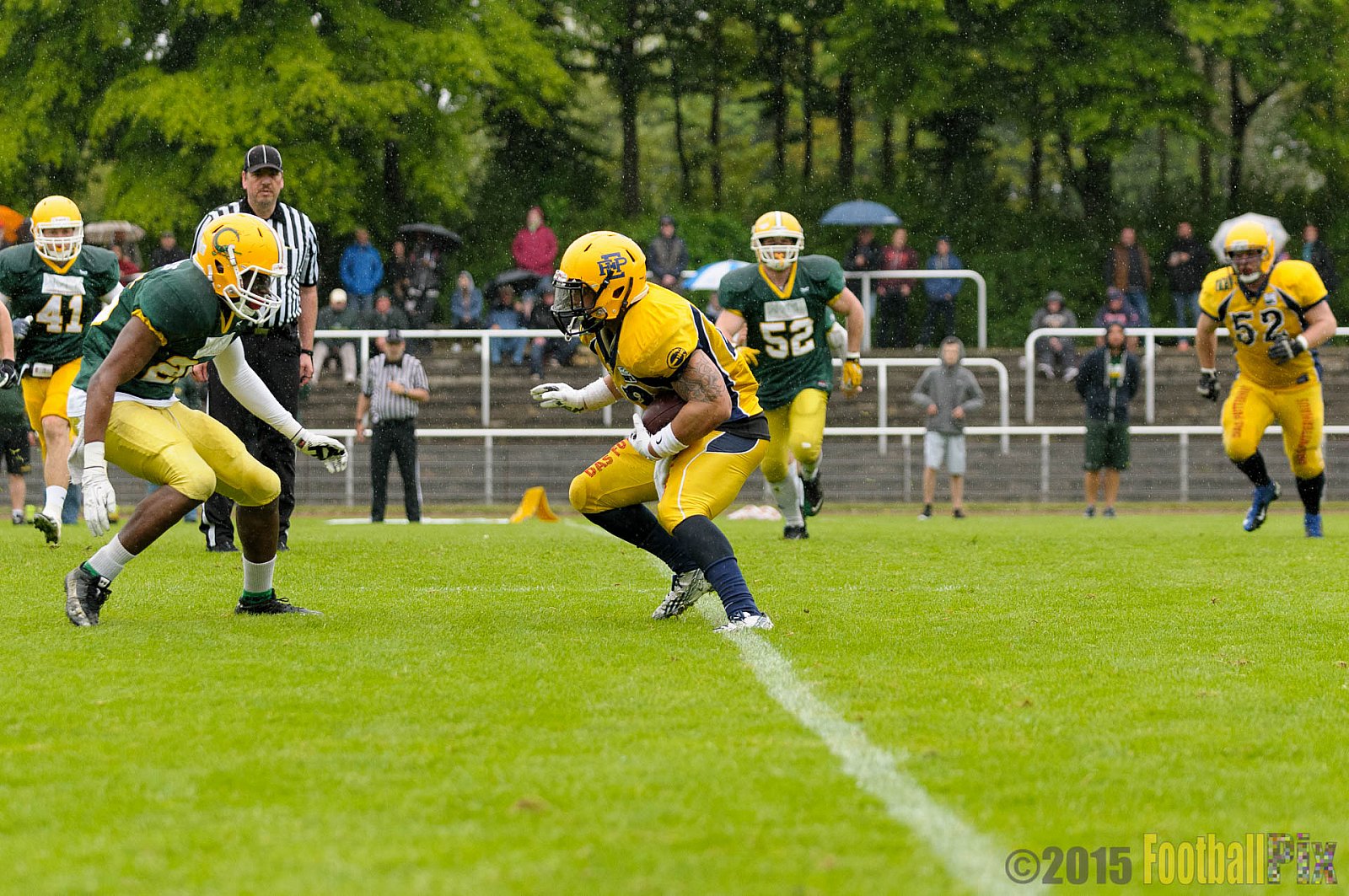 Cologne Crocodiles vs. Elmshorn Fighting Pirates - 03.05.2015 GFL2 Nord: Cologne Crocodiles vs. Elmshorn Fighting Pirates (52:7)