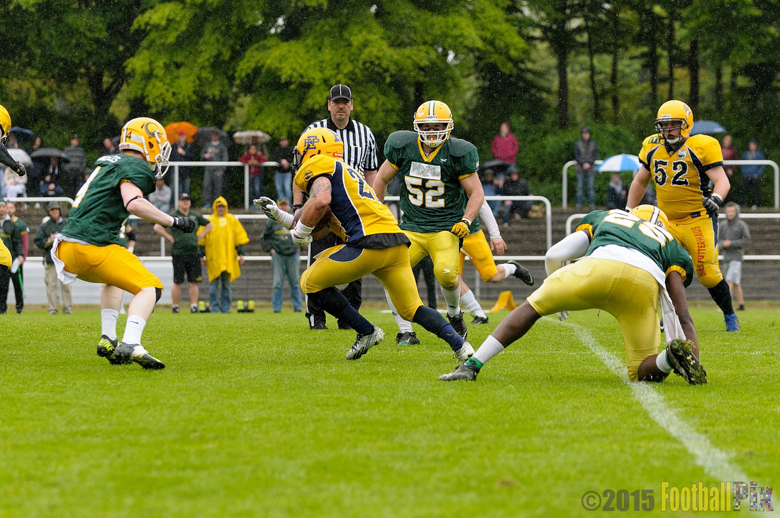 Cologne Crocodiles vs. Elmshorn Fighting Pirates - 03.05.2015 GFL2 Nord: Cologne Crocodiles vs. Elmshorn Fighting Pirates (52:7)