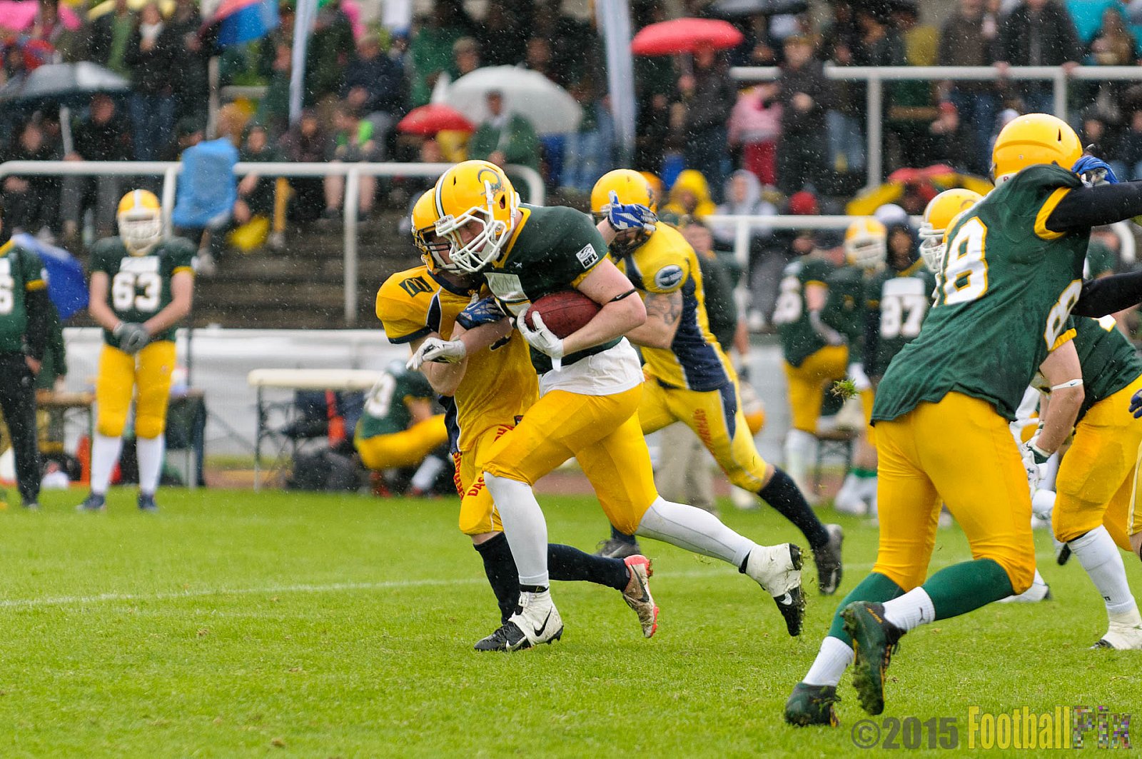 Cologne Crocodiles vs. Elmshorn Fighting Pirates - 03.05.2015 GFL2 Nord: Cologne Crocodiles vs. Elmshorn Fighting Pirates (52:7)