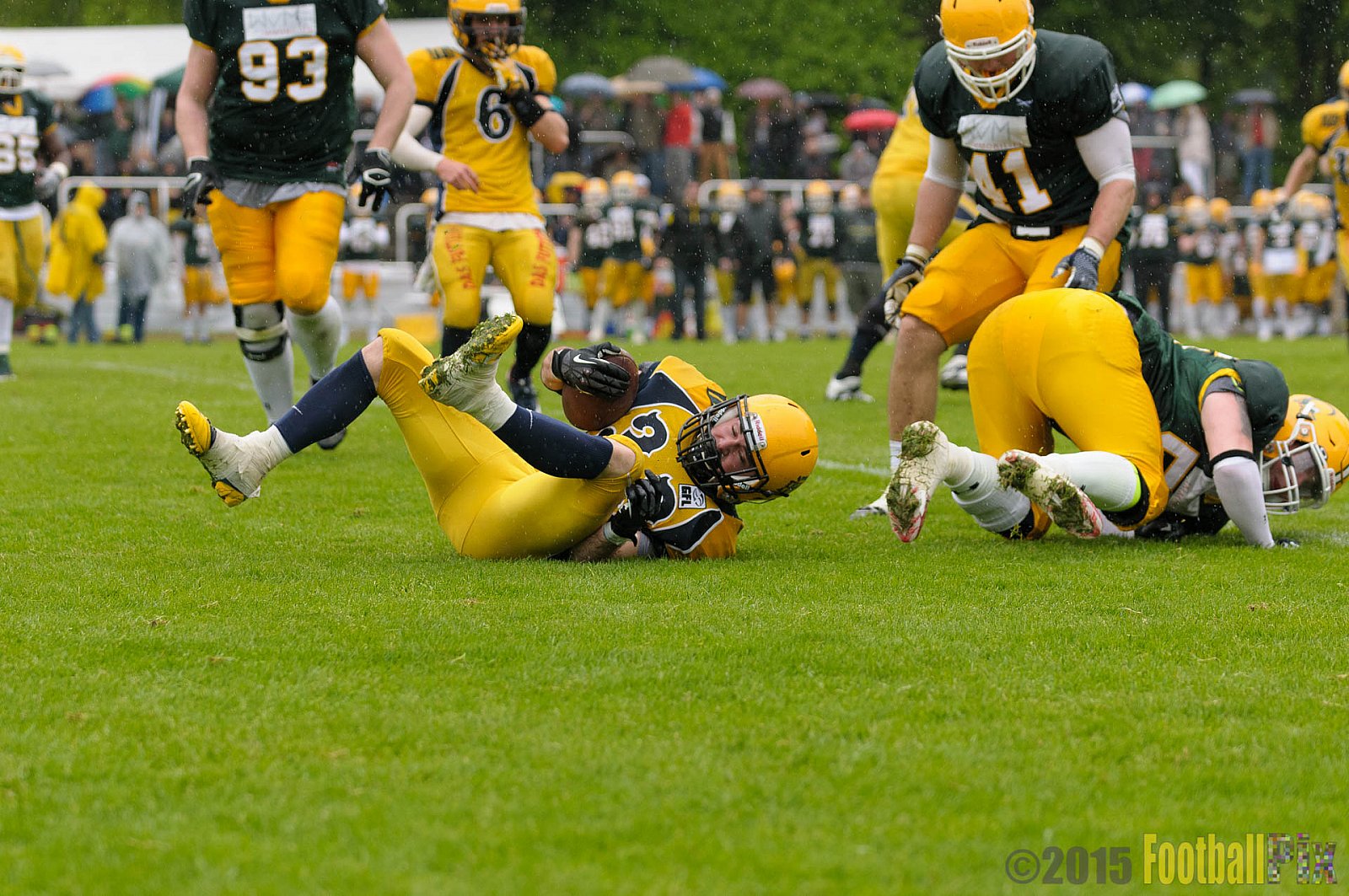 Cologne Crocodiles vs. Elmshorn Fighting Pirates - 03.05.2015 GFL2 Nord: Cologne Crocodiles vs. Elmshorn Fighting Pirates (52:7)