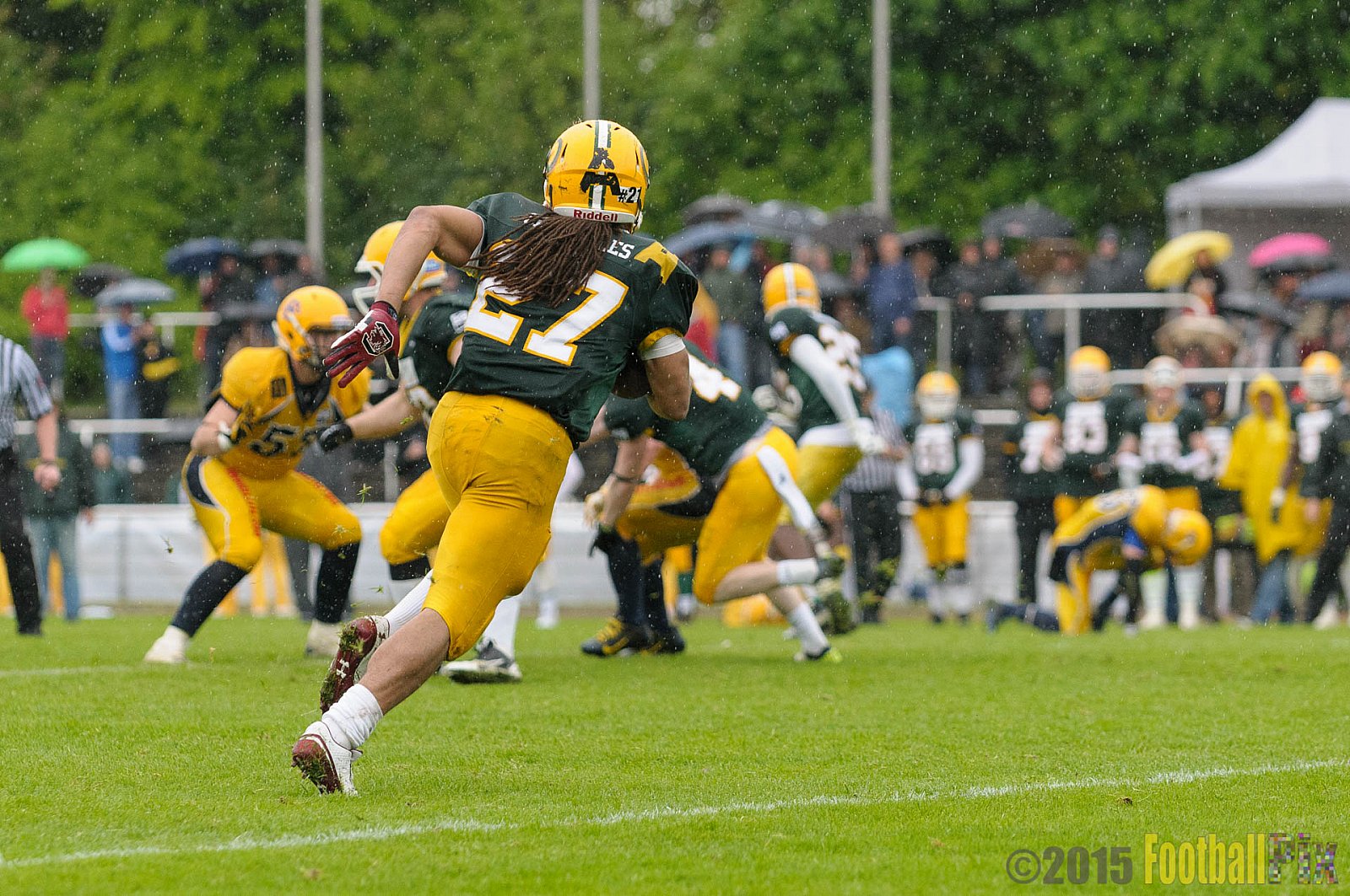 Cologne Crocodiles vs. Elmshorn Fighting Pirates - 03.05.2015 GFL2 Nord: Cologne Crocodiles vs. Elmshorn Fighting Pirates (52:7)