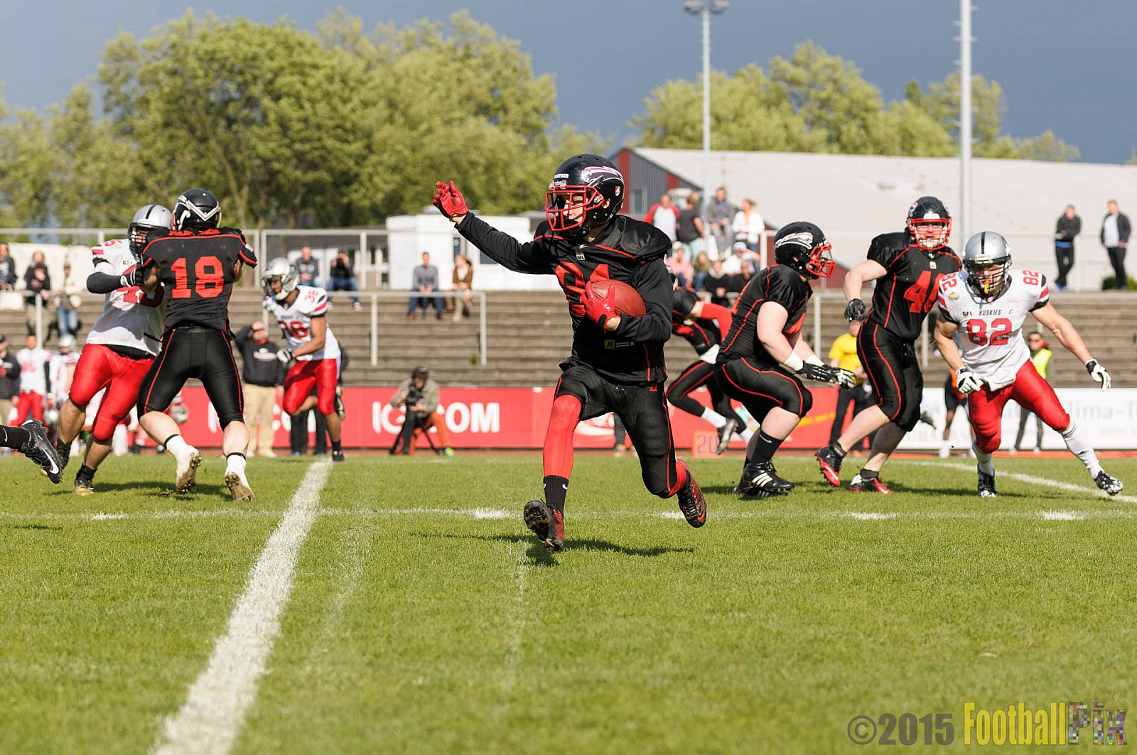Düsseldorf Panther vs. Hamburg Huskies - 09.05.2015 GFL Nord: Düsseldorf Panther vs. Hamburg Huskies (10:27)