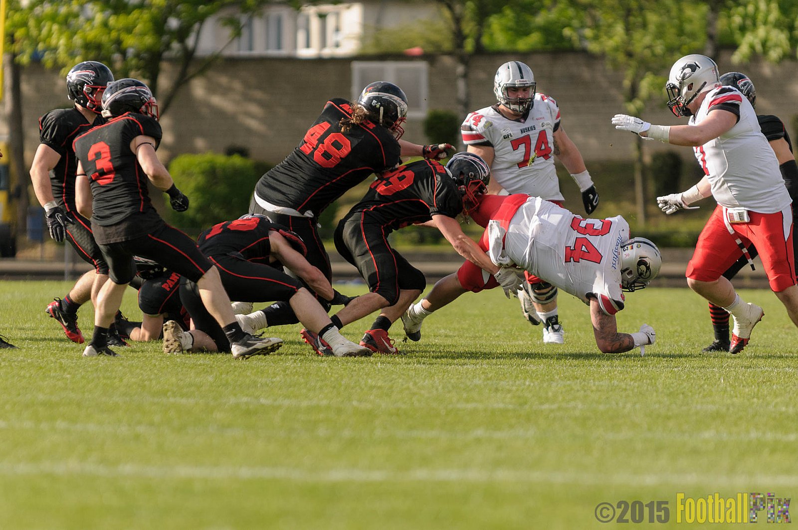 Düsseldorf Panther vs. Hamburg Huskies - 09.05.2015 GFL Nord: Düsseldorf Panther vs. Hamburg Huskies (10:27)