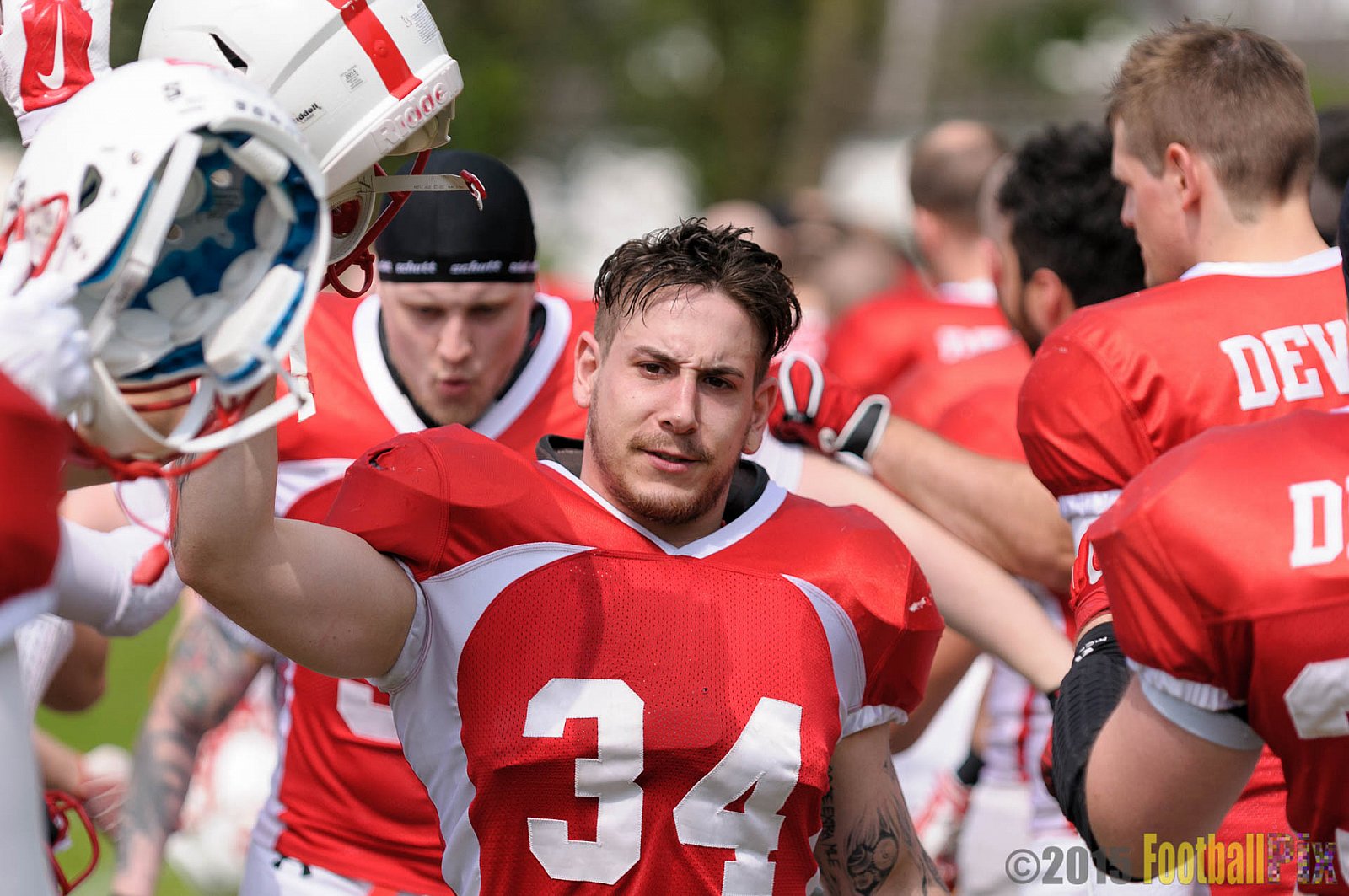 Schiefbahn Riders vs. Gelsenkirchen Devils - 10.05.2015 OL NRW: Schiefbahn Riders vs. Gelsenkirchen Devils (7:14)