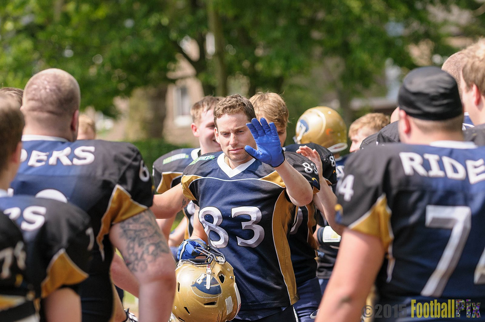 Schiefbahn Riders vs. Gelsenkirchen Devils - 10.05.2015 OL NRW: Schiefbahn Riders vs. Gelsenkirchen Devils (7:14)