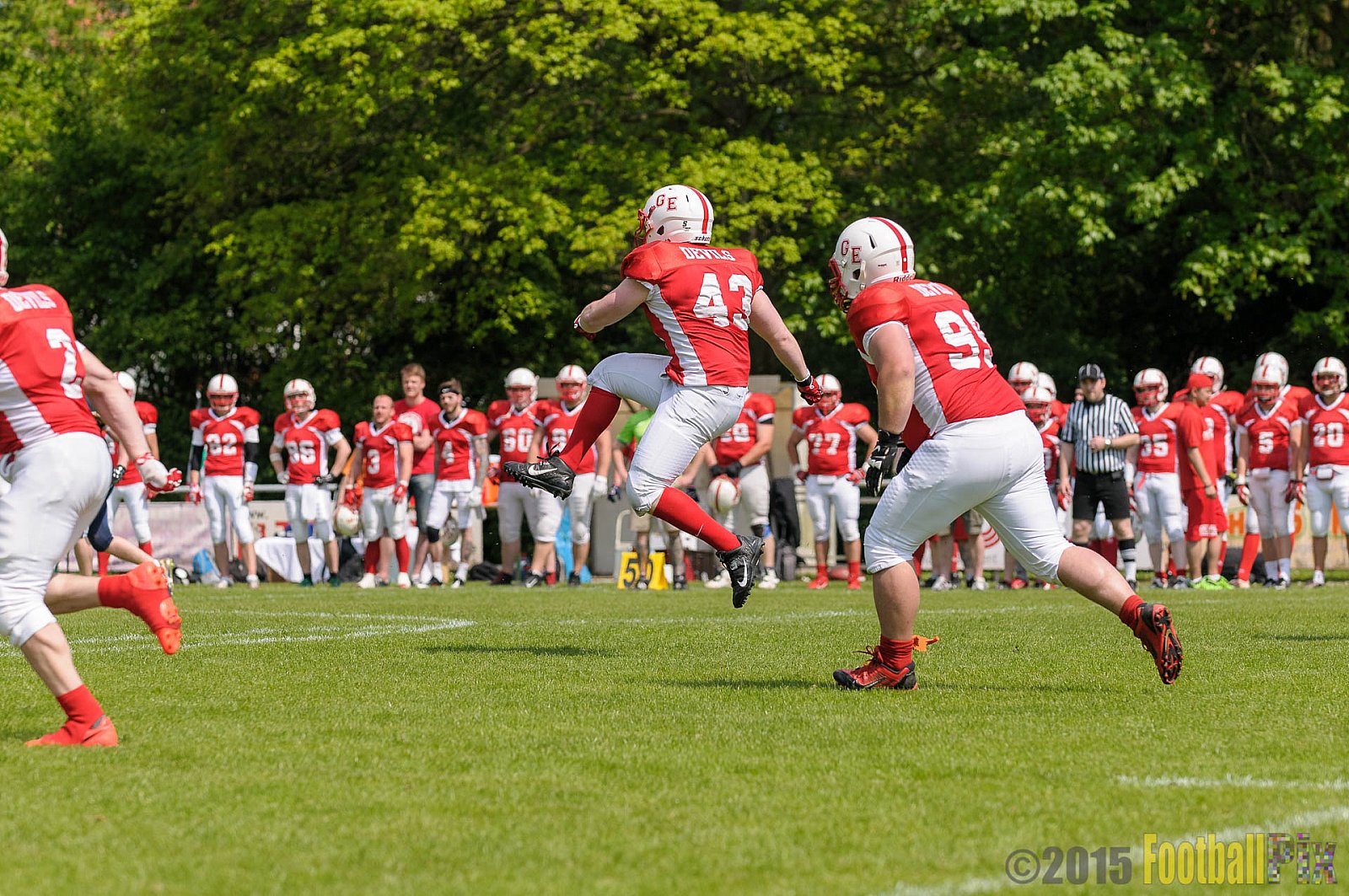 Schiefbahn Riders vs. Gelsenkirchen Devils - 10.05.2015 OL NRW: Schiefbahn Riders vs. Gelsenkirchen Devils (7:14)