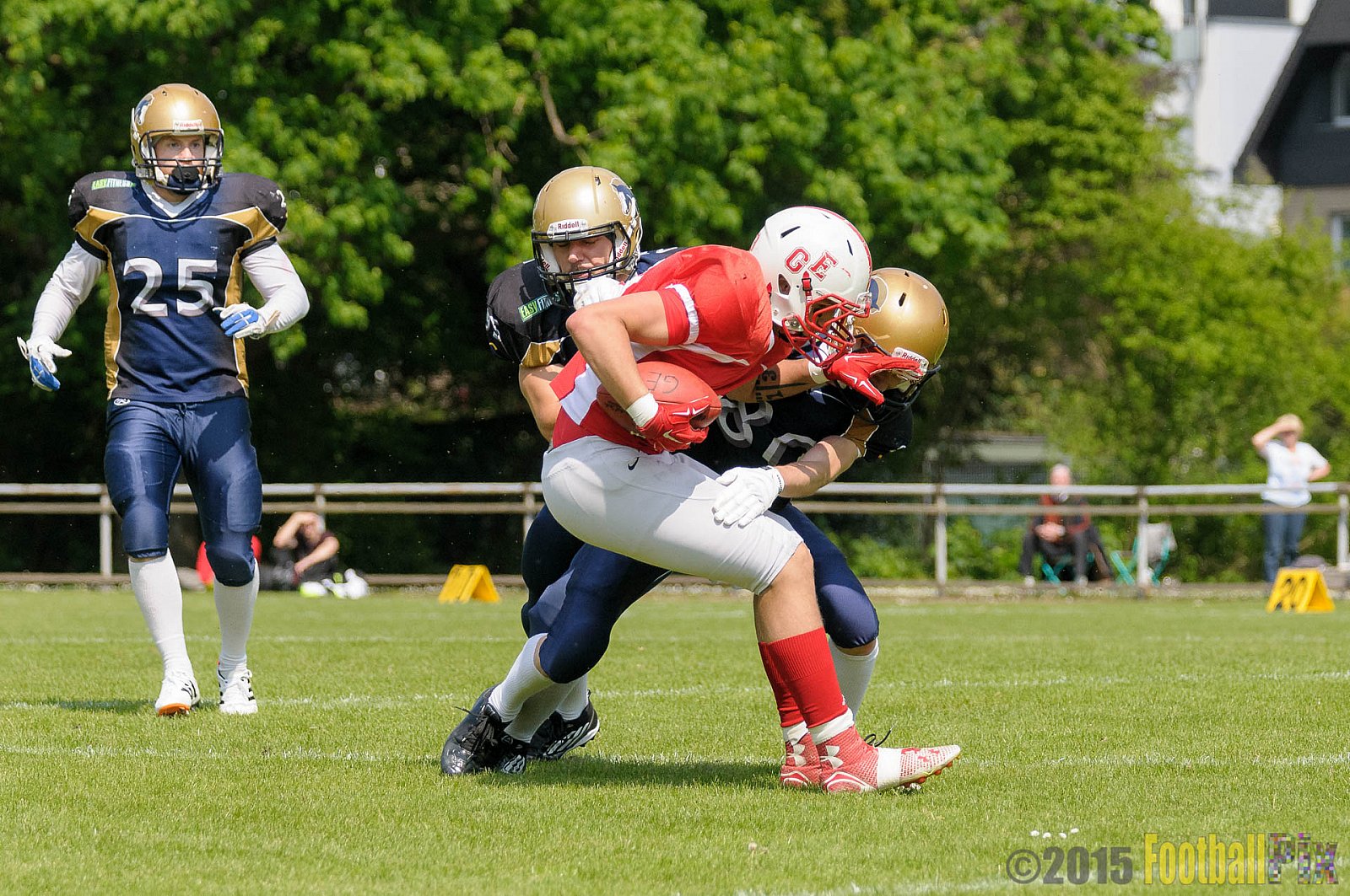 Schiefbahn Riders vs. Gelsenkirchen Devils - 10.05.2015 OL NRW: Schiefbahn Riders vs. Gelsenkirchen Devils (7:14)