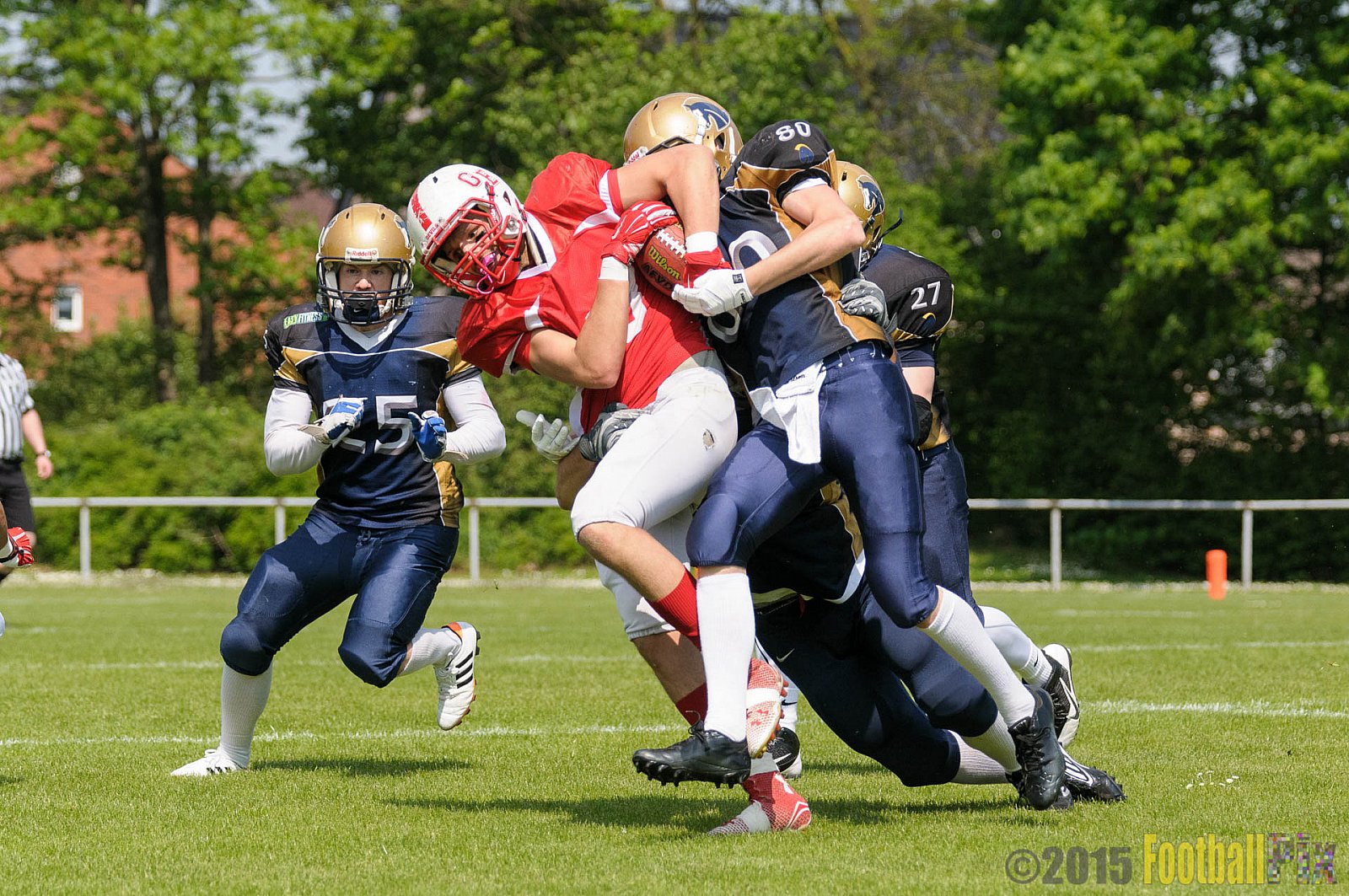 Schiefbahn Riders vs. Gelsenkirchen Devils - 10.05.2015 OL NRW: Schiefbahn Riders vs. Gelsenkirchen Devils (7:14)