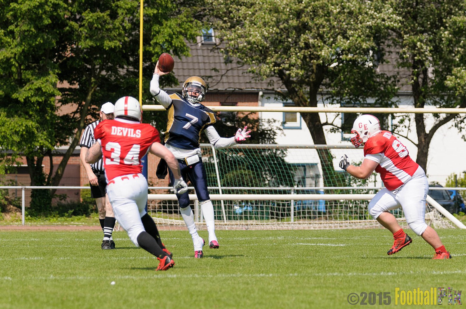 Schiefbahn Riders vs. Gelsenkirchen Devils - 10.05.2015 OL NRW: Schiefbahn Riders vs. Gelsenkirchen Devils (7:14)