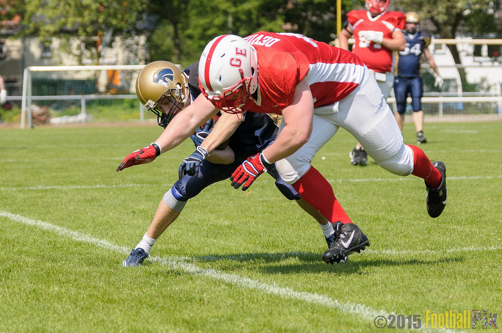 Schiefbahn Riders vs. Gelsenkirchen Devils - 10.05.2015 OL NRW: Schiefbahn Riders vs. Gelsenkirchen Devils (7:14)