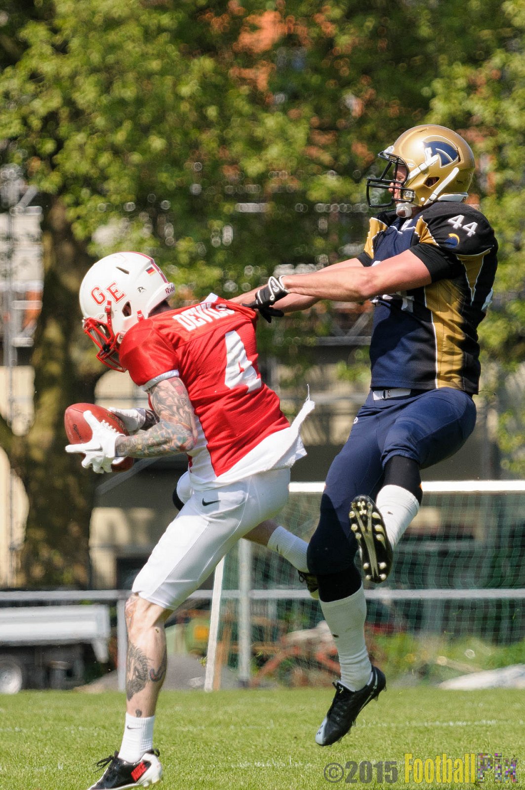 Schiefbahn Riders vs. Gelsenkirchen Devils - 10.05.2015 OL NRW: Schiefbahn Riders vs. Gelsenkirchen Devils (7:14)