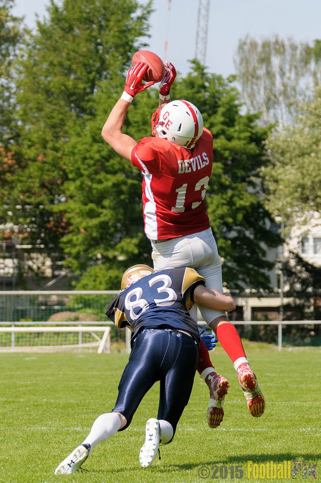 Schiefbahn Riders vs. Gelsenkirchen Devils - 10.05.2015 OL NRW: Schiefbahn Riders vs. Gelsenkirchen Devils (7:14)