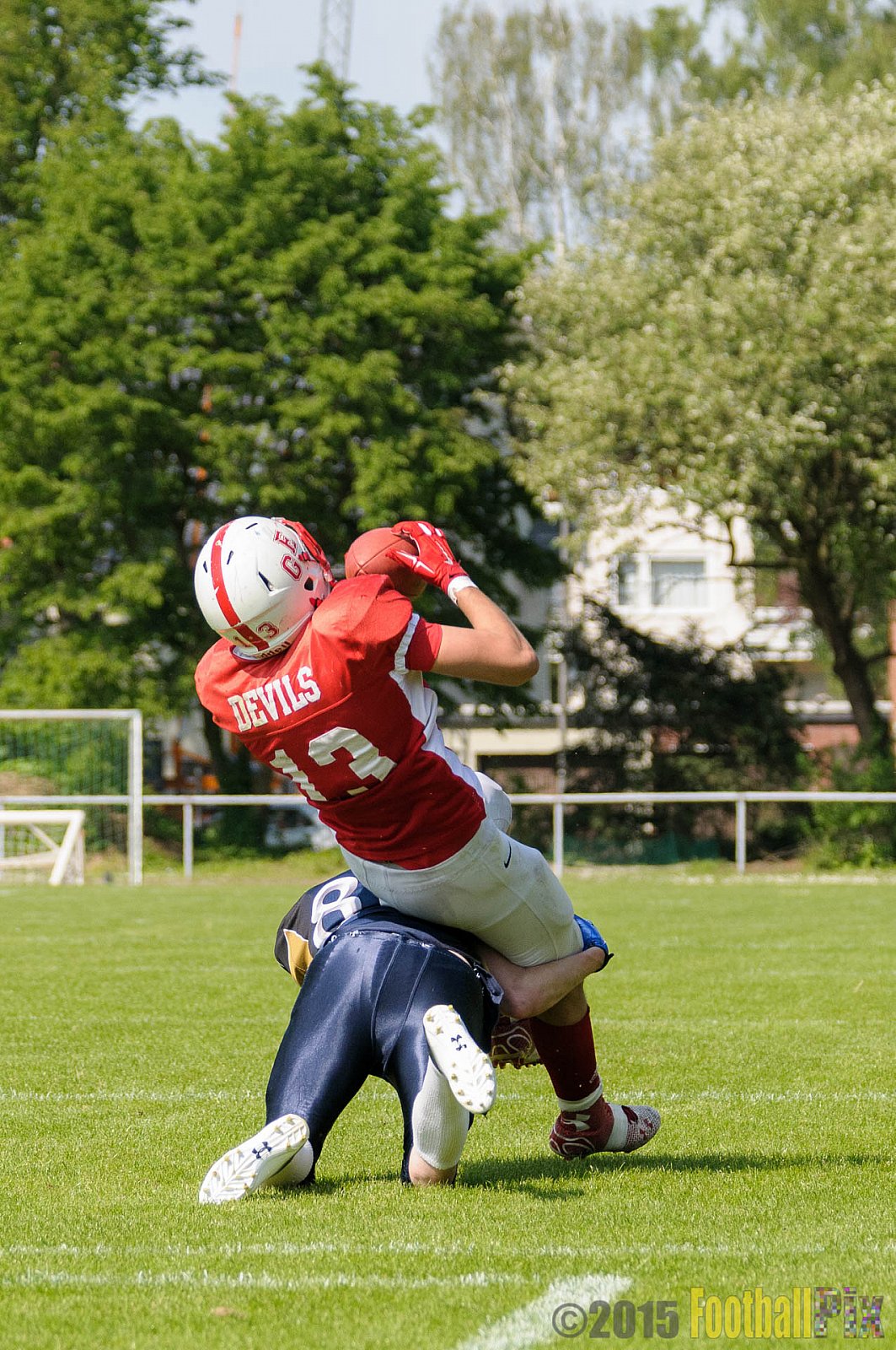 Schiefbahn Riders vs. Gelsenkirchen Devils - 10.05.2015 OL NRW: Schiefbahn Riders vs. Gelsenkirchen Devils (7:14)