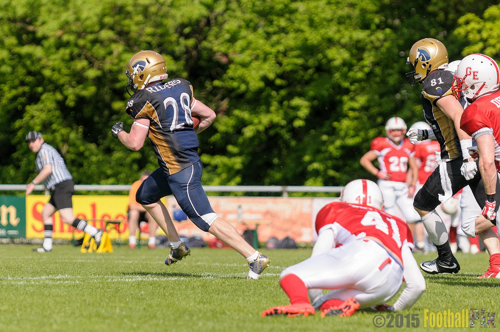 Schiefbahn Riders vs. Gelsenkirchen Devils - 10.05.2015 OL NRW: Schiefbahn Riders vs. Gelsenkirchen Devils (7:14)