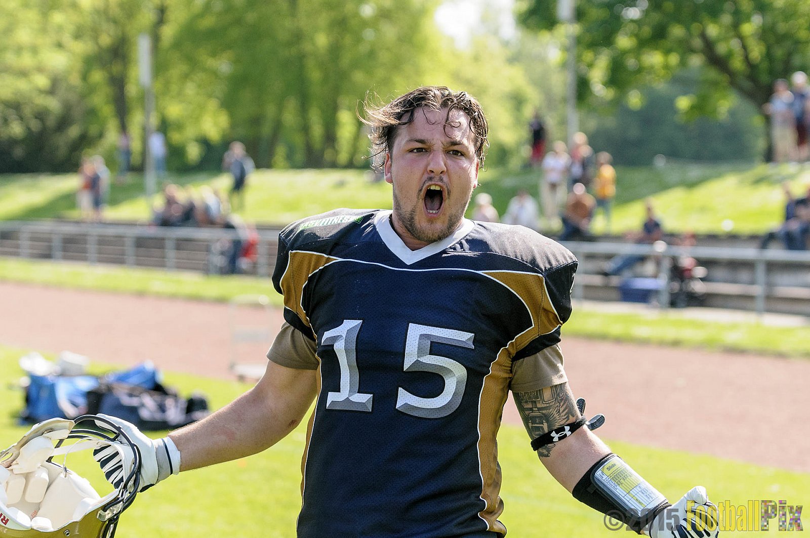 Schiefbahn Riders vs. Gelsenkirchen Devils - 10.05.2015 OL NRW: Schiefbahn Riders vs. Gelsenkirchen Devils (7:14)