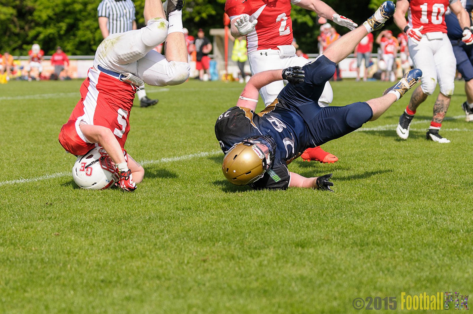 Schiefbahn Riders vs. Gelsenkirchen Devils - 10.05.2015 OL NRW: Schiefbahn Riders vs. Gelsenkirchen Devils (7:14)