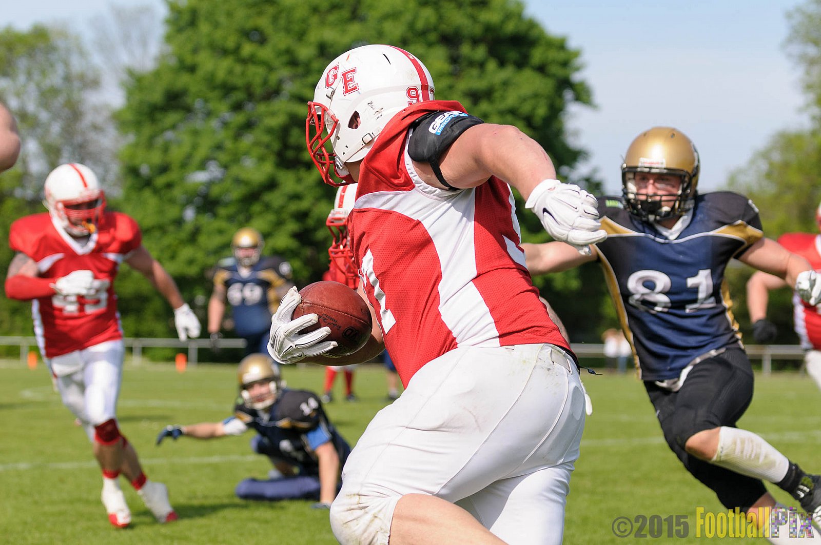 Schiefbahn Riders vs. Gelsenkirchen Devils - 10.05.2015 OL NRW: Schiefbahn Riders vs. Gelsenkirchen Devils (7:14)