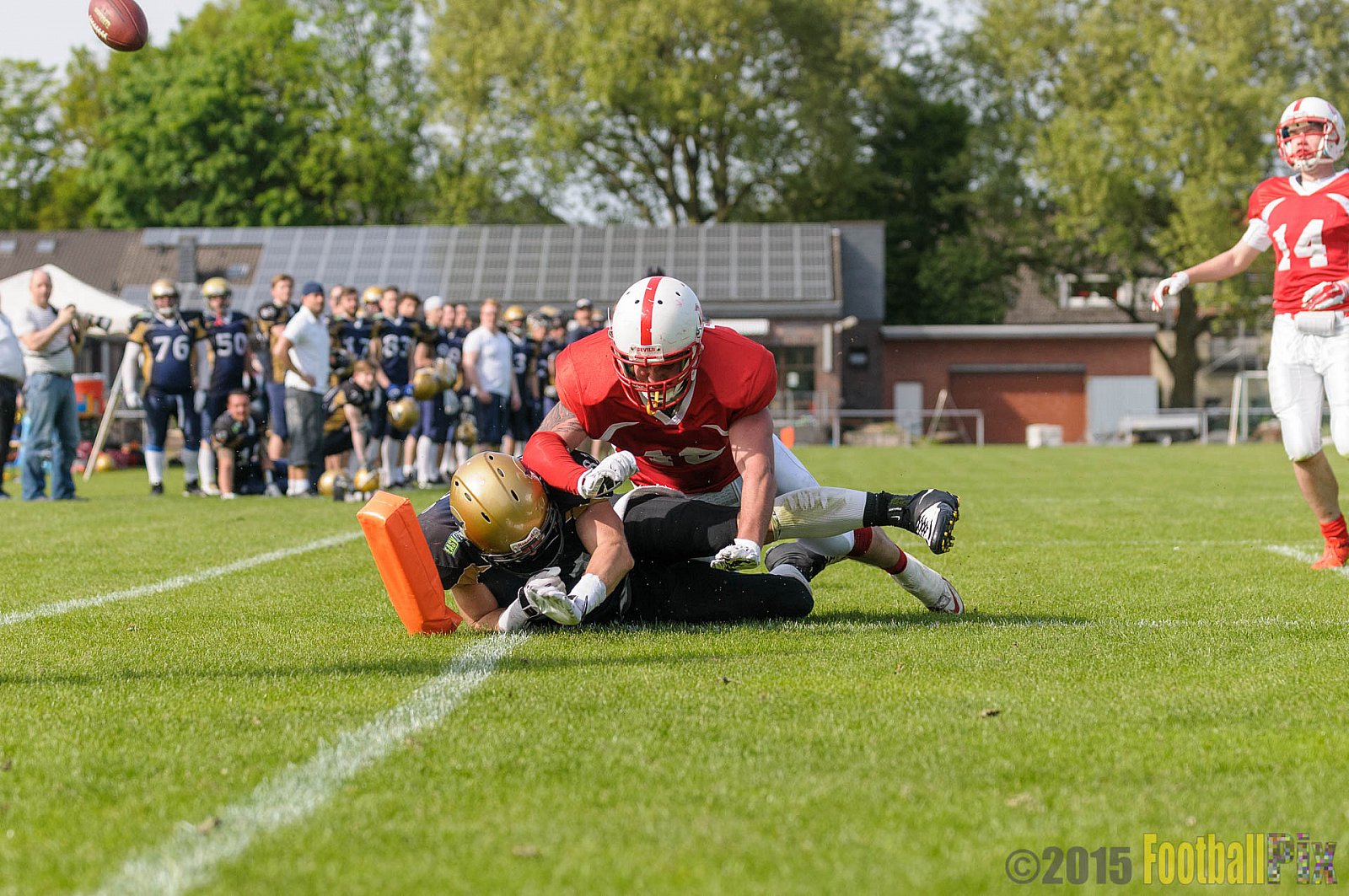 Schiefbahn Riders vs. Gelsenkirchen Devils - 10.05.2015 OL NRW: Schiefbahn Riders vs. Gelsenkirchen Devils (7:14)