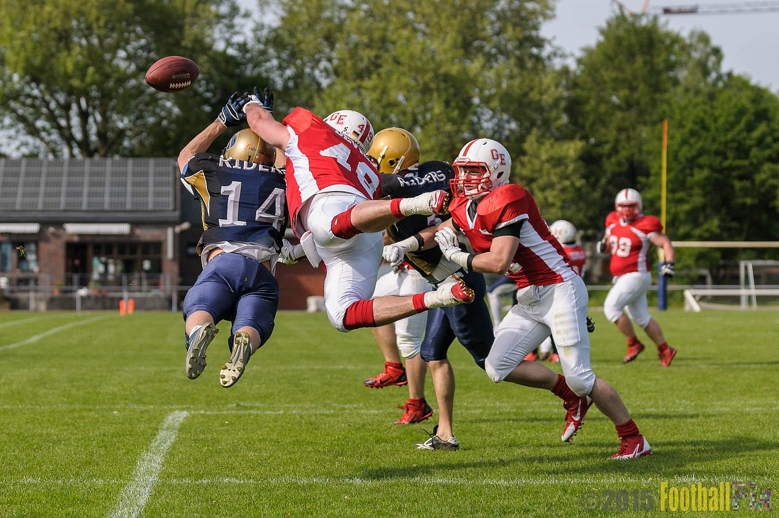Schiefbahn Riders vs. Gelsenkirchen Devils - 10.05.2015 OL NRW: Schiefbahn Riders vs. Gelsenkirchen Devils (7:14)