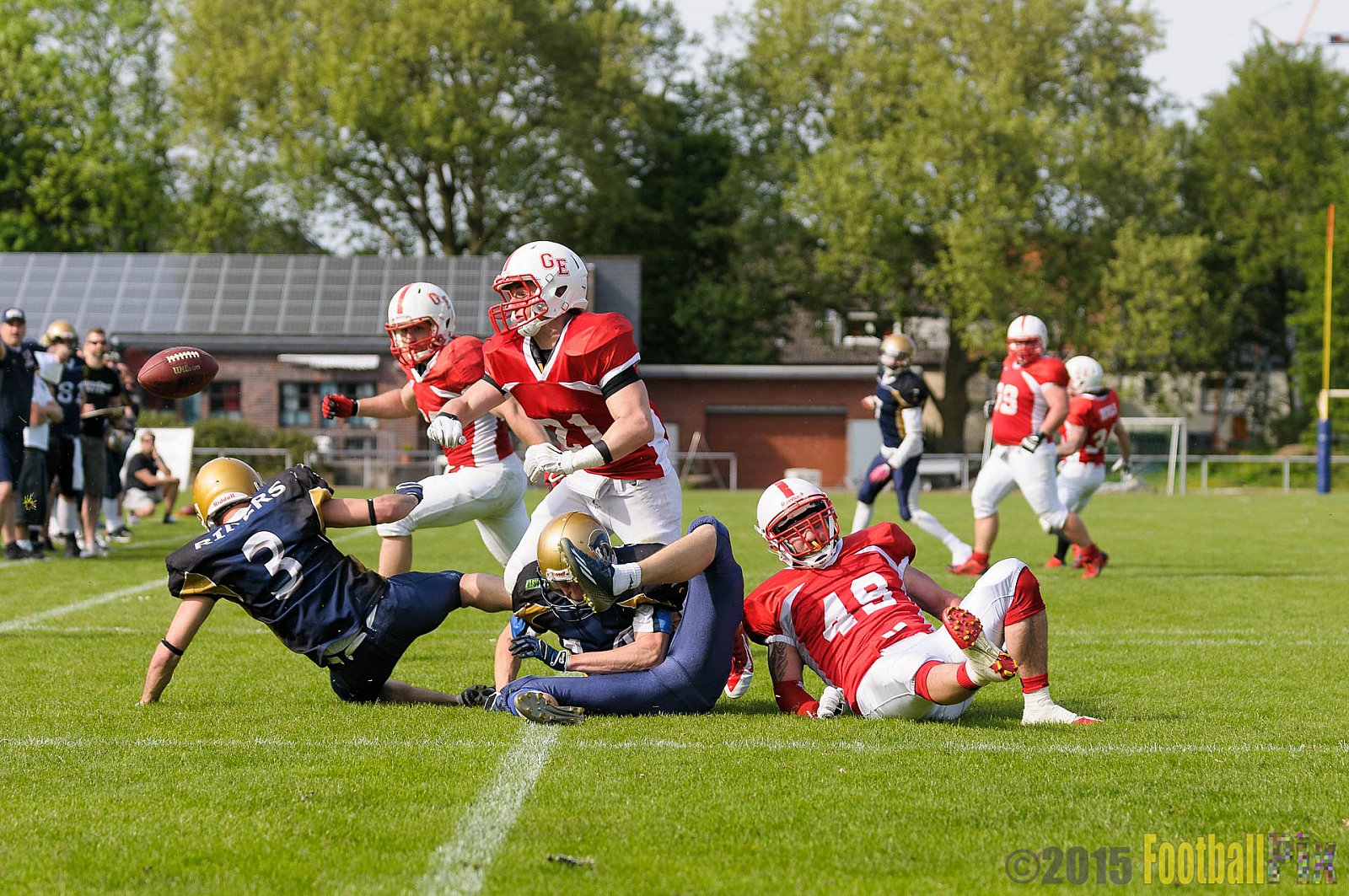 Schiefbahn Riders vs. Gelsenkirchen Devils - 10.05.2015 OL NRW: Schiefbahn Riders vs. Gelsenkirchen Devils (7:14)