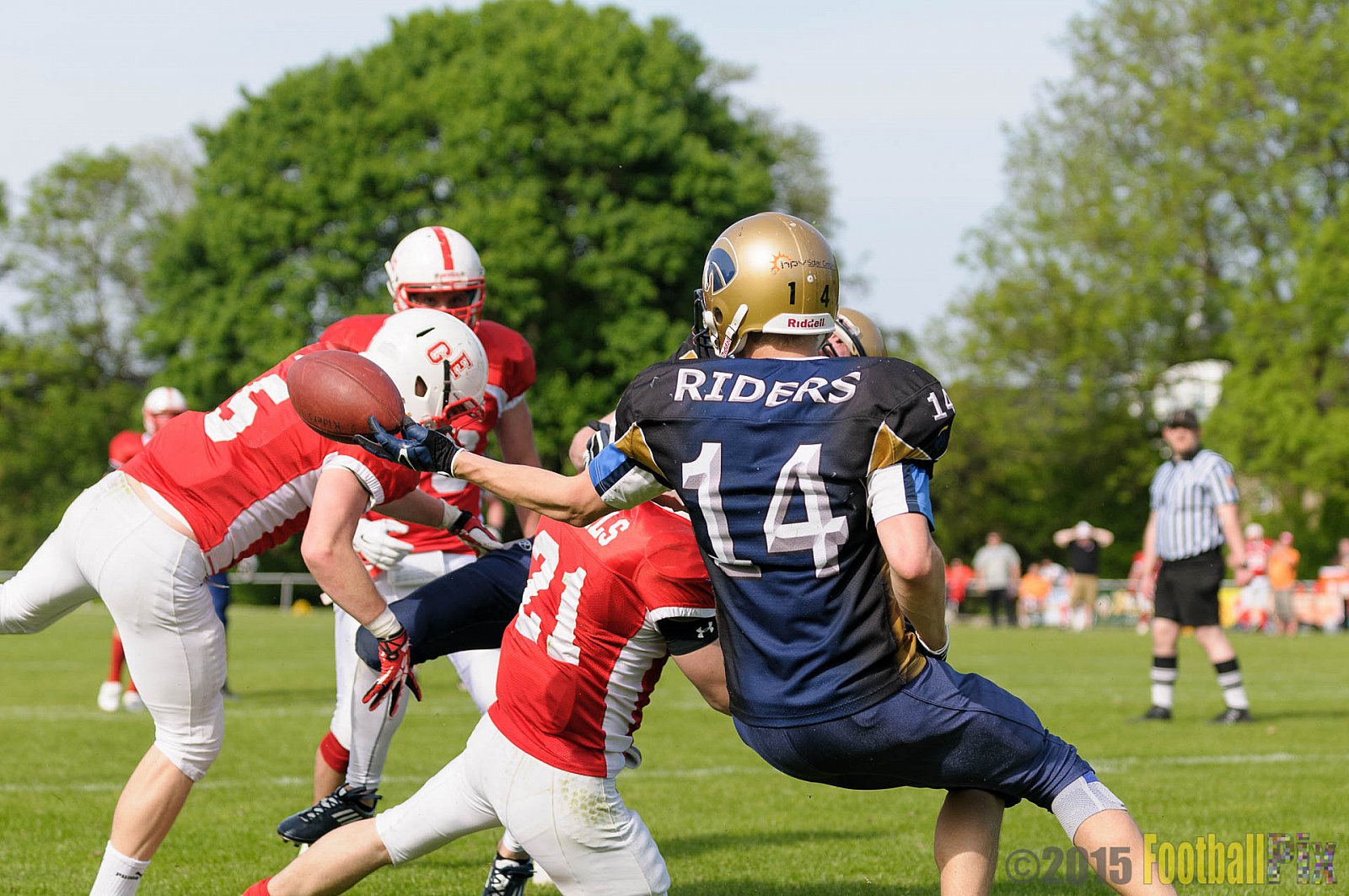 Schiefbahn Riders vs. Gelsenkirchen Devils - 10.05.2015 OL NRW: Schiefbahn Riders vs. Gelsenkirchen Devils (7:14)