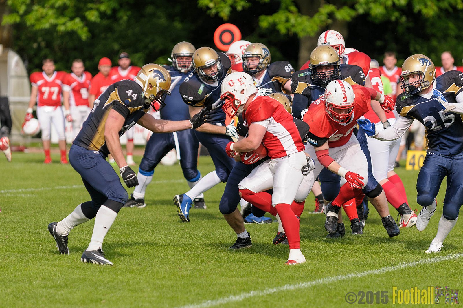Schiefbahn Riders vs. Gelsenkirchen Devils - 10.05.2015 OL NRW: Schiefbahn Riders vs. Gelsenkirchen Devils (7:14)