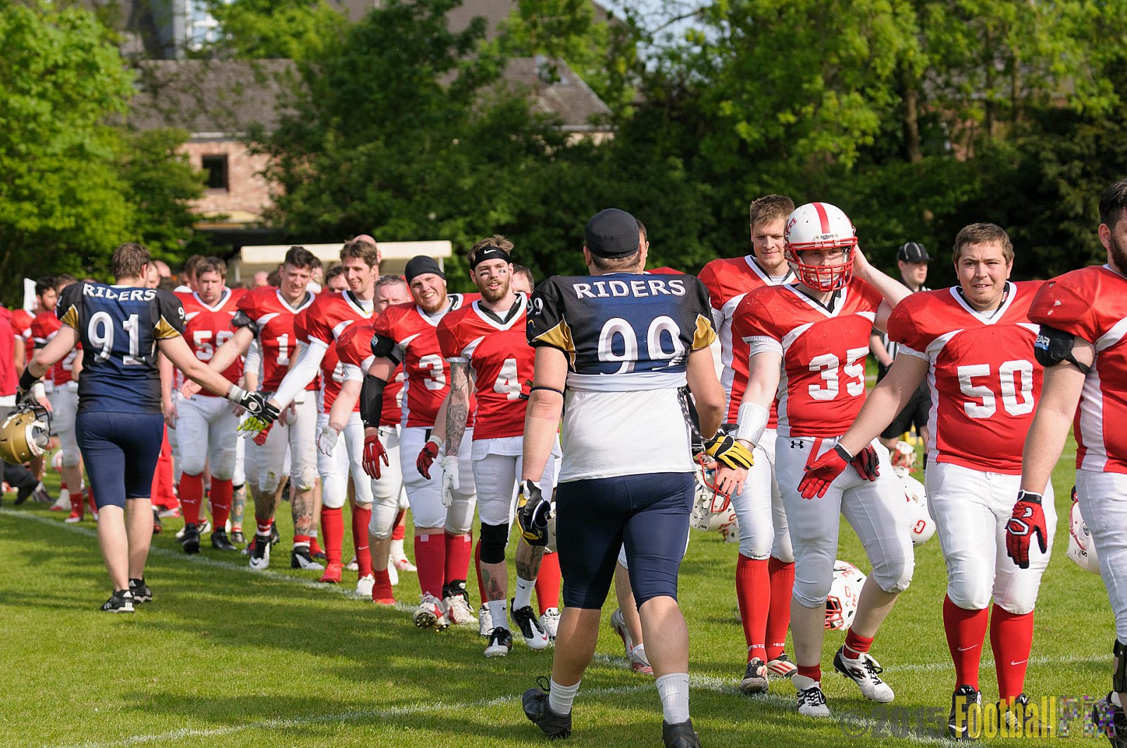 Schiefbahn Riders vs. Gelsenkirchen Devils - 10.05.2015 OL NRW: Schiefbahn Riders vs. Gelsenkirchen Devils (7:14)