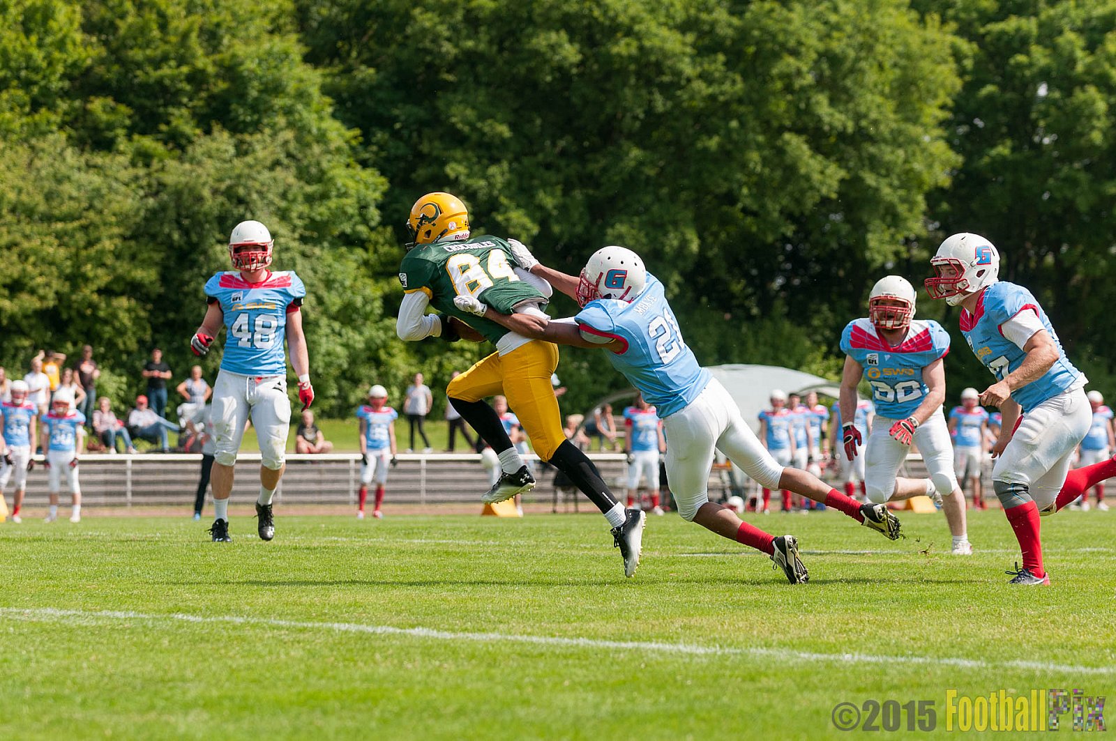 Cologne Crocodiles vs. Bonn Gamecocks - 24.05.2015 GFL2 Nord: Cologne Crocodiles vs. Bonn Gamecocks (18:8)