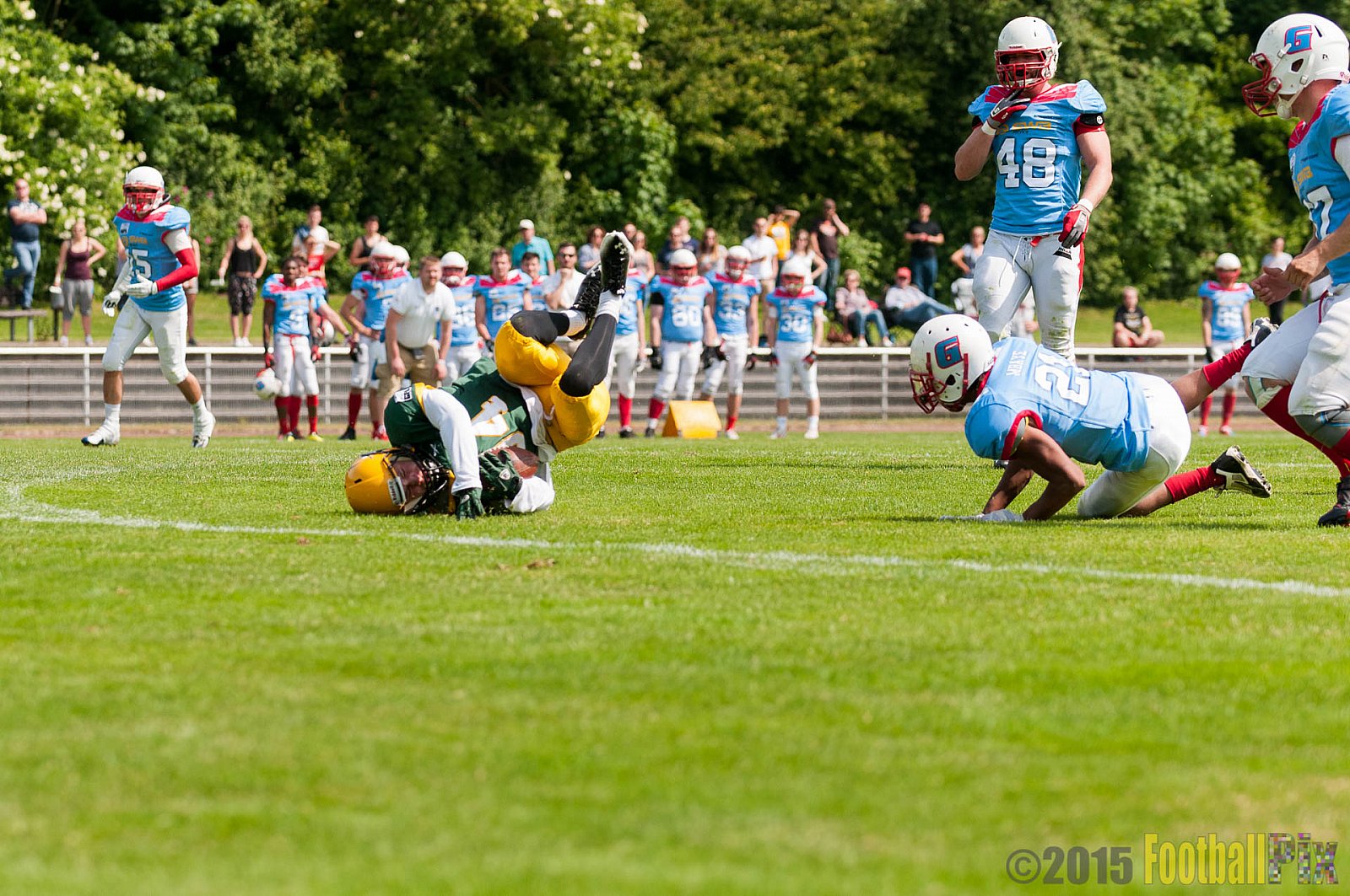 Cologne Crocodiles vs. Bonn Gamecocks - 24.05.2015 GFL2 Nord: Cologne Crocodiles vs. Bonn Gamecocks (18:8)