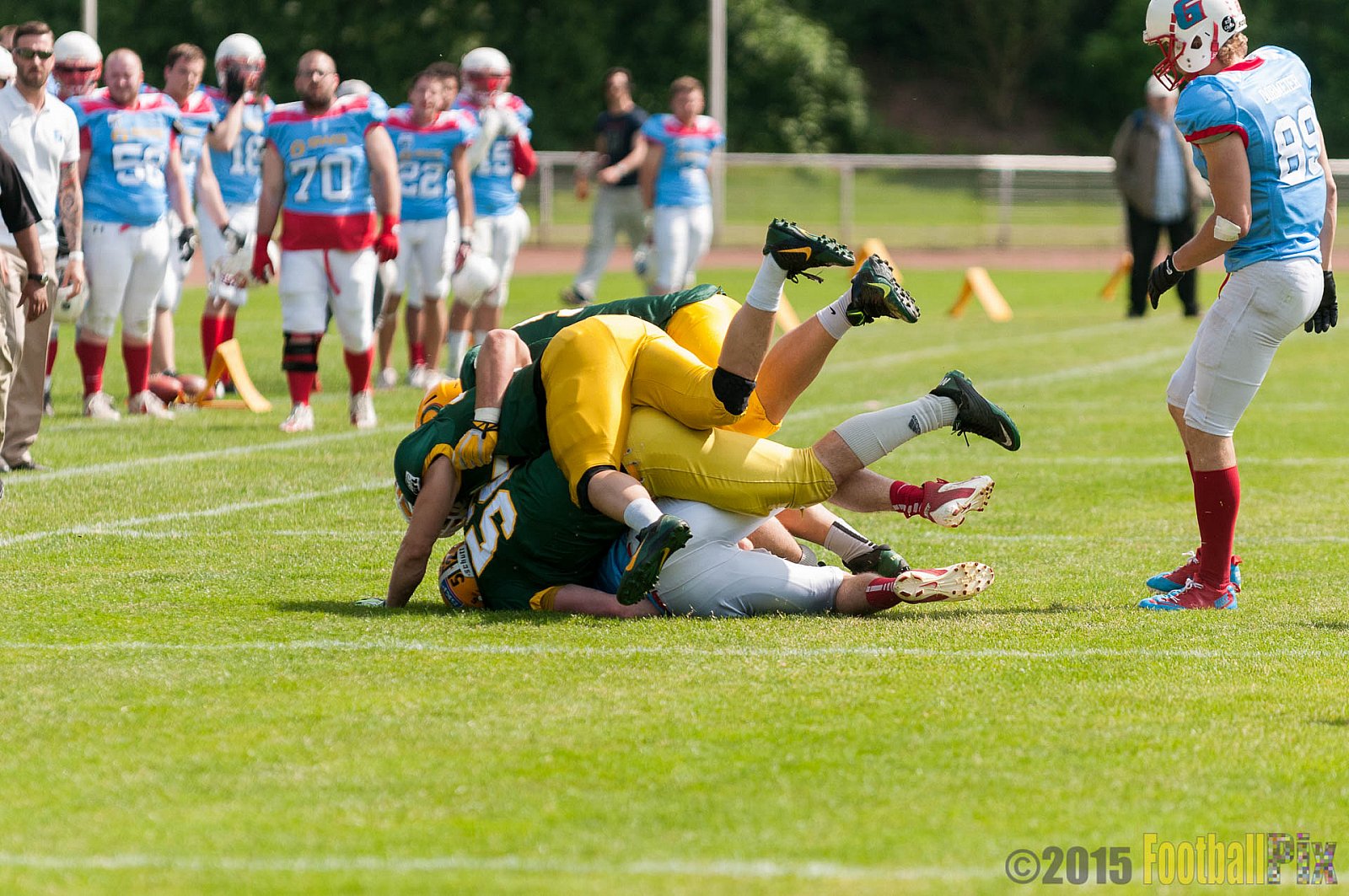 Cologne Crocodiles vs. Bonn Gamecocks - 24.05.2015 GFL2 Nord: Cologne Crocodiles vs. Bonn Gamecocks (18:8)