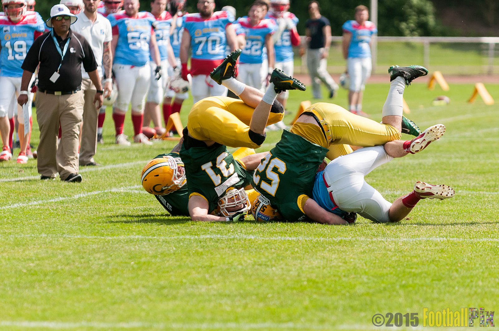 Cologne Crocodiles vs. Bonn Gamecocks - 24.05.2015 GFL2 Nord: Cologne Crocodiles vs. Bonn Gamecocks (18:8)