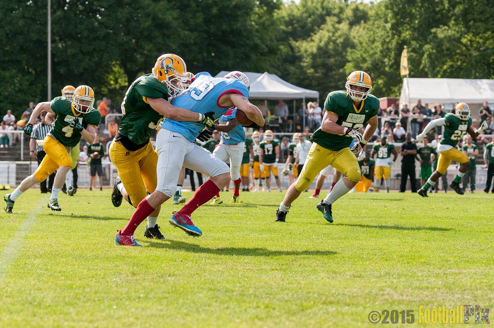 Cologne Crocodiles vs. Bonn Gamecocks - 24.05.2015 GFL2 Nord: Cologne Crocodiles vs. Bonn Gamecocks (18:8)