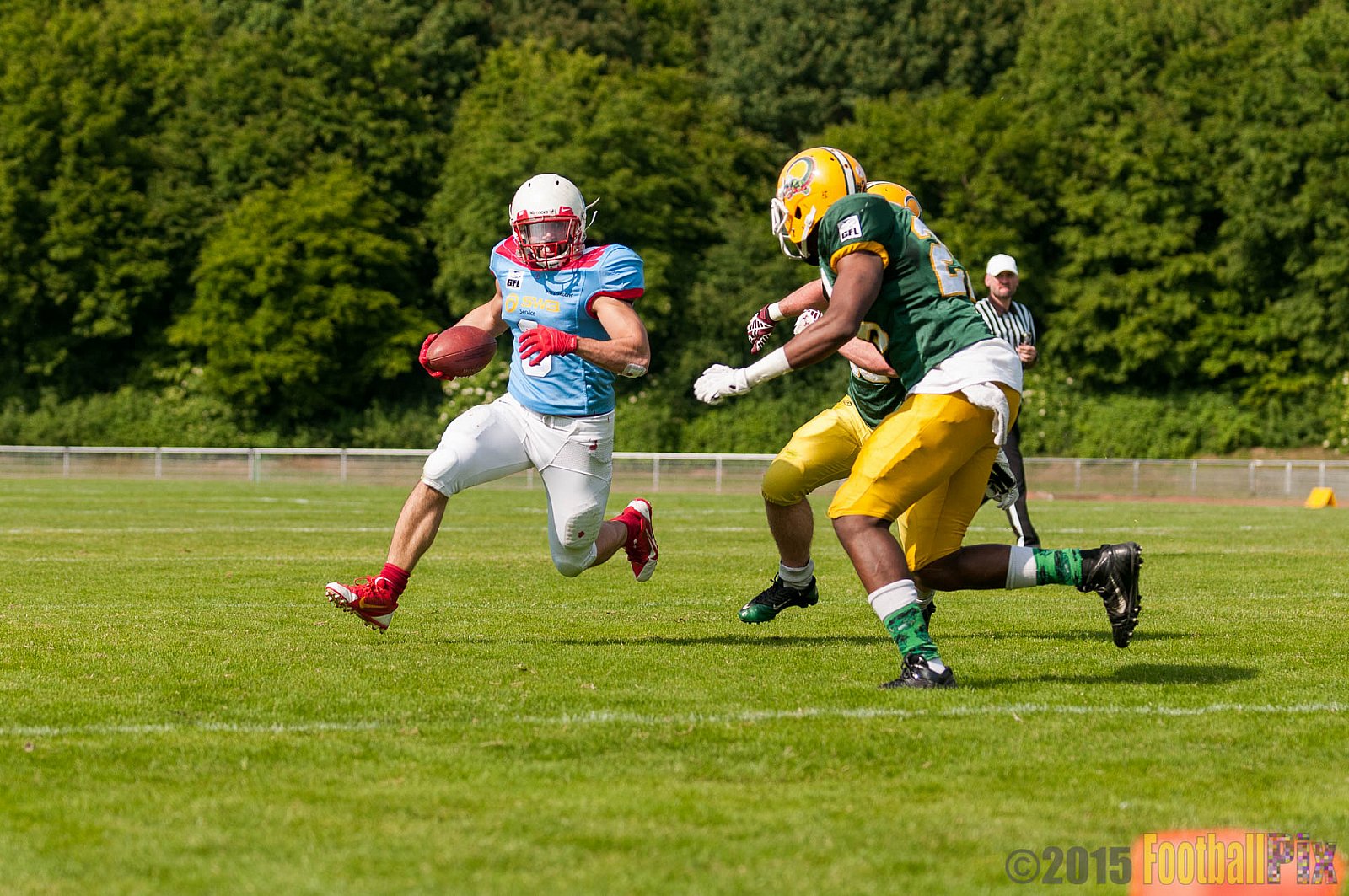 Cologne Crocodiles vs. Bonn Gamecocks - 24.05.2015 GFL2 Nord: Cologne Crocodiles vs. Bonn Gamecocks (18:8)