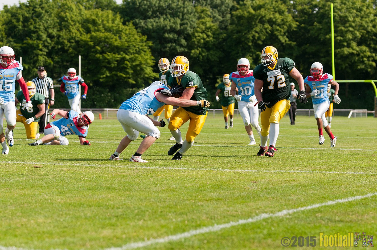 Cologne Crocodiles vs. Bonn Gamecocks - 24.05.2015 GFL2 Nord: Cologne Crocodiles vs. Bonn Gamecocks (18:8)
