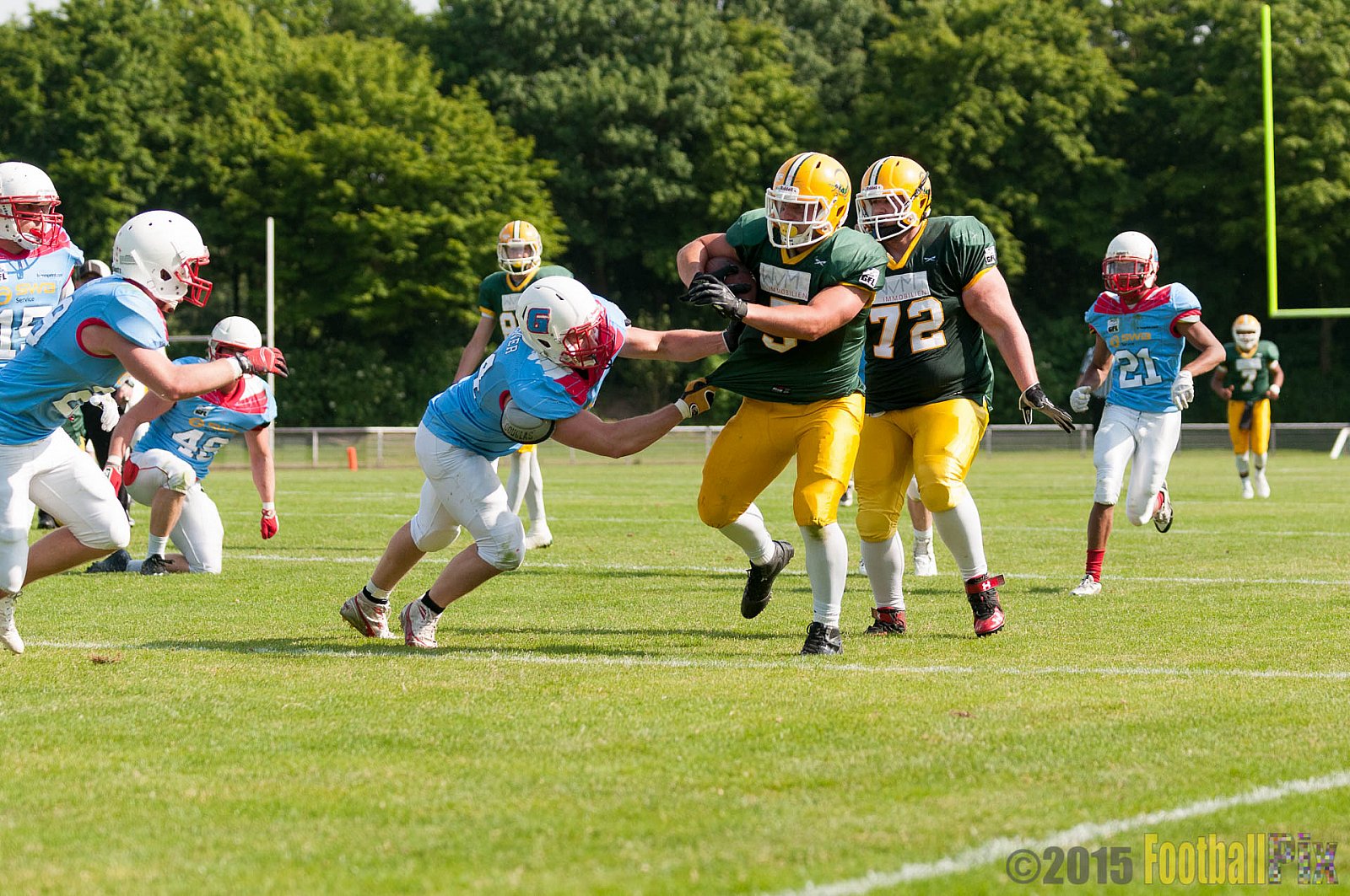 Cologne Crocodiles vs. Bonn Gamecocks - 24.05.2015 GFL2 Nord: Cologne Crocodiles vs. Bonn Gamecocks (18:8)