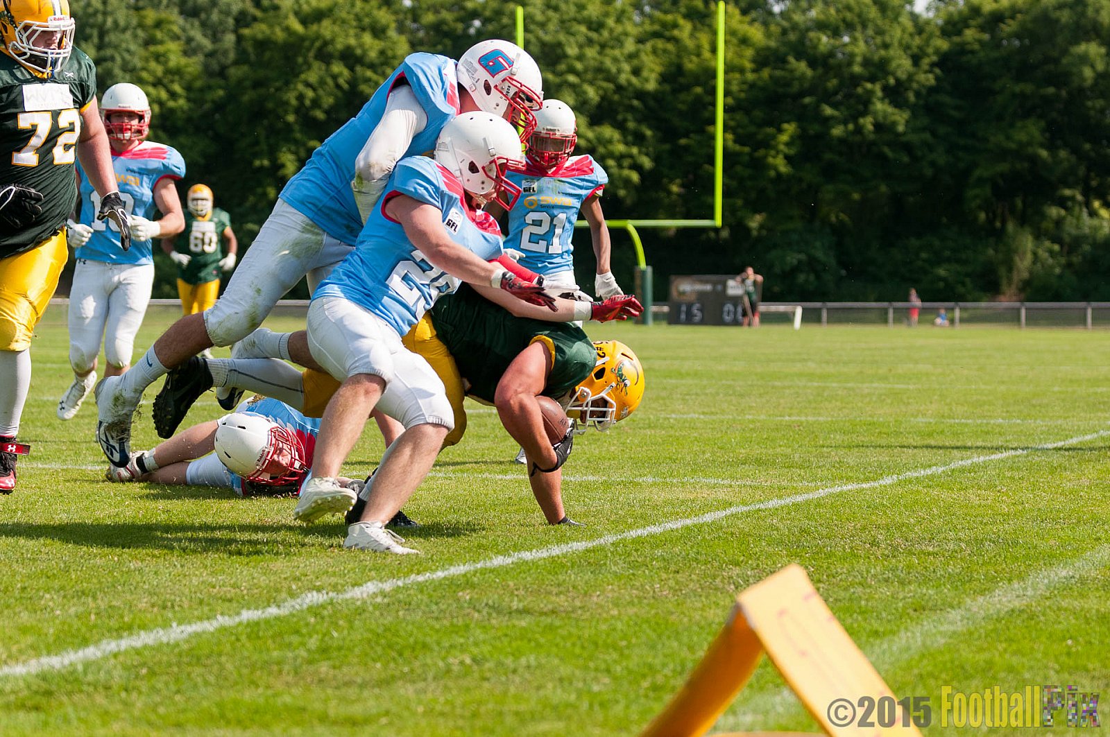 Cologne Crocodiles vs. Bonn Gamecocks - 24.05.2015 GFL2 Nord: Cologne Crocodiles vs. Bonn Gamecocks (18:8)